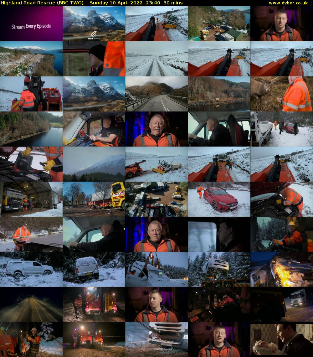 Highland Road Rescue (BBC TWO) Sunday 10 April 2022 23:40 - 00:10