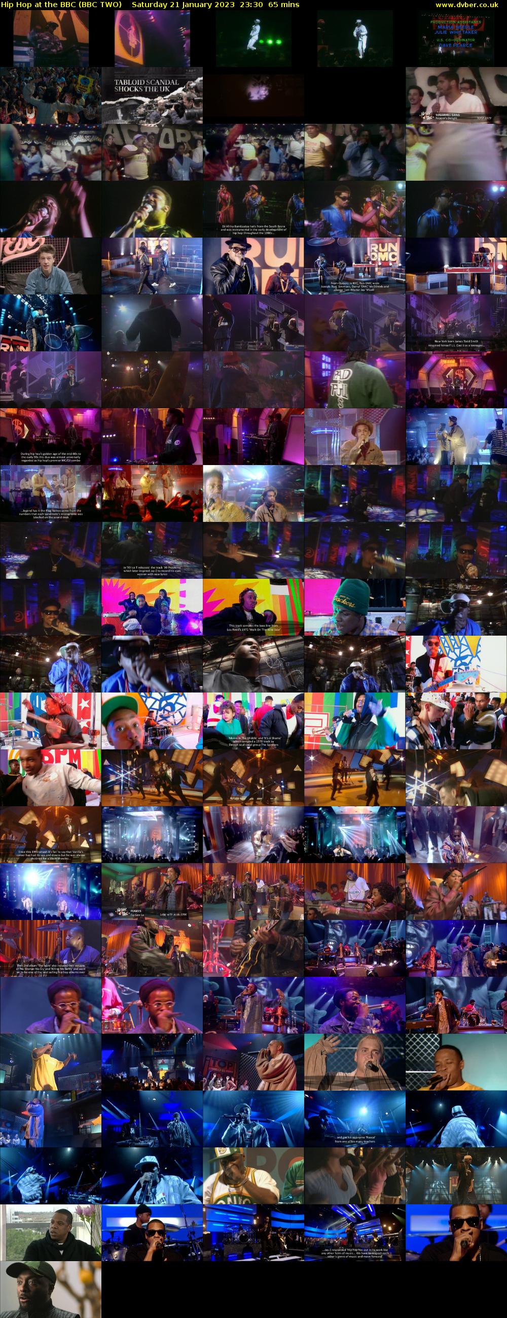 Hip Hop at the BBC (BBC TWO) Saturday 21 January 2023 23:30 - 00:35