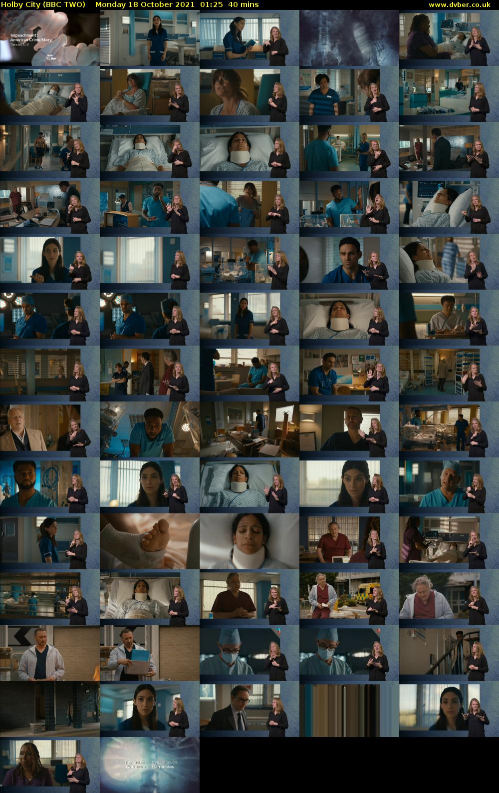 Holby City (BBC TWO) Monday 18 October 2021 01:25 - 02:05