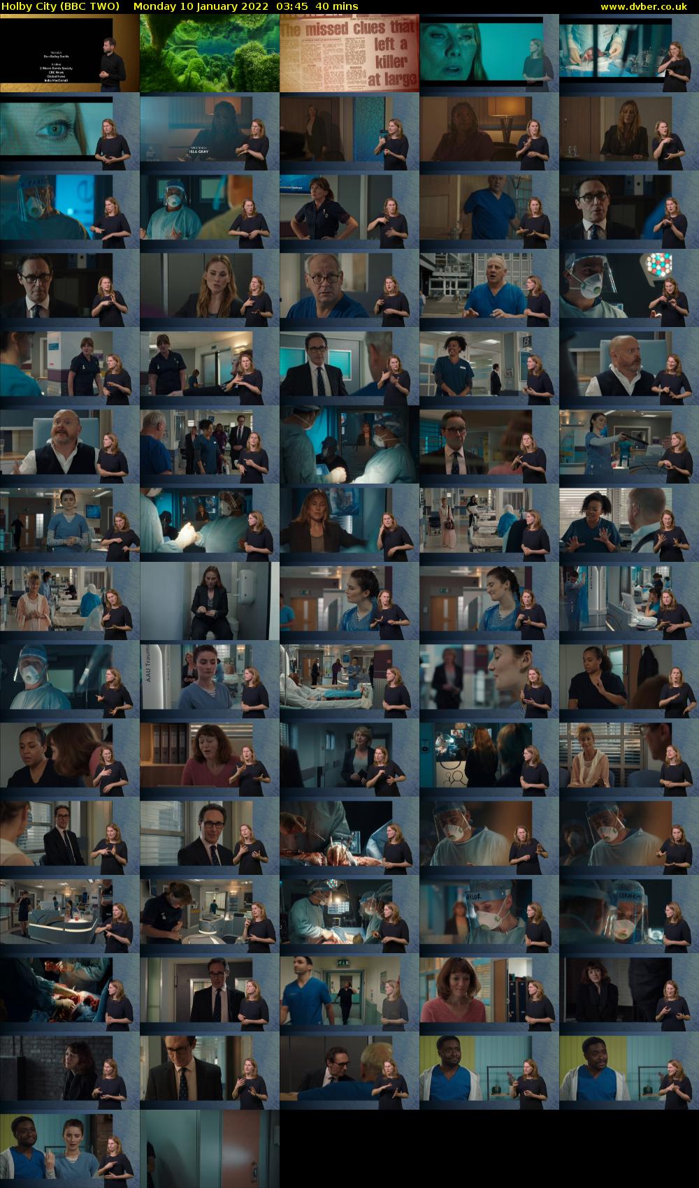 Holby City (BBC TWO) Monday 10 January 2022 03:45 - 04:25