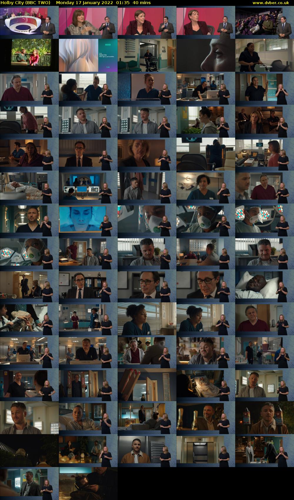Holby City (BBC TWO) Monday 17 January 2022 01:35 - 02:15