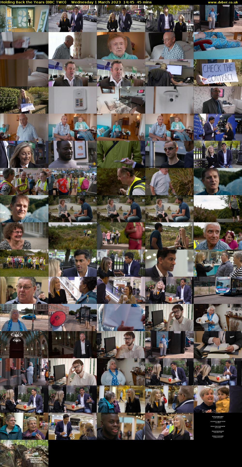Holding Back the Years (BBC TWO) Wednesday 1 March 2023 14:45 - 15:30