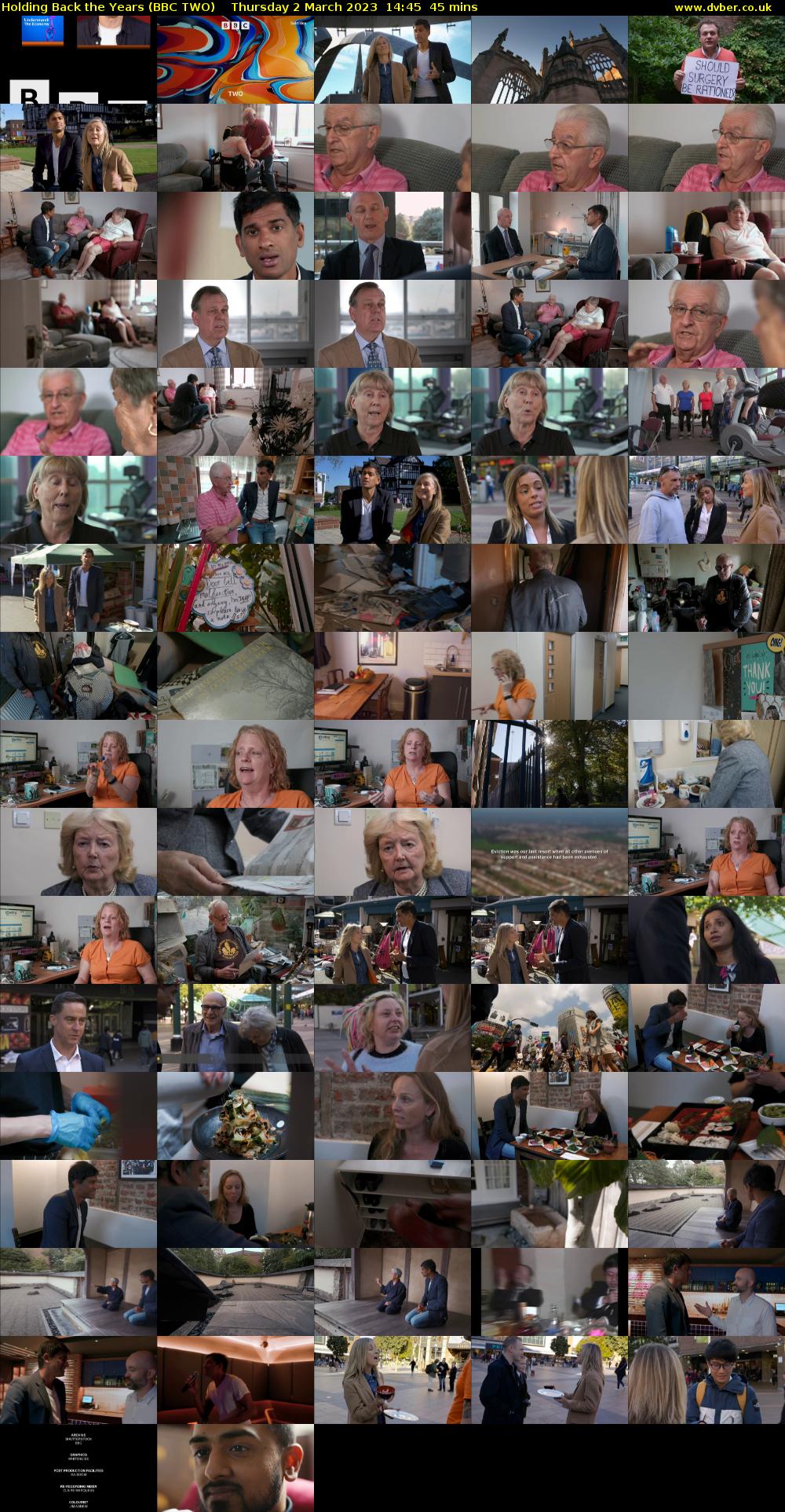 Holding Back the Years (BBC TWO) Thursday 2 March 2023 14:45 - 15:30