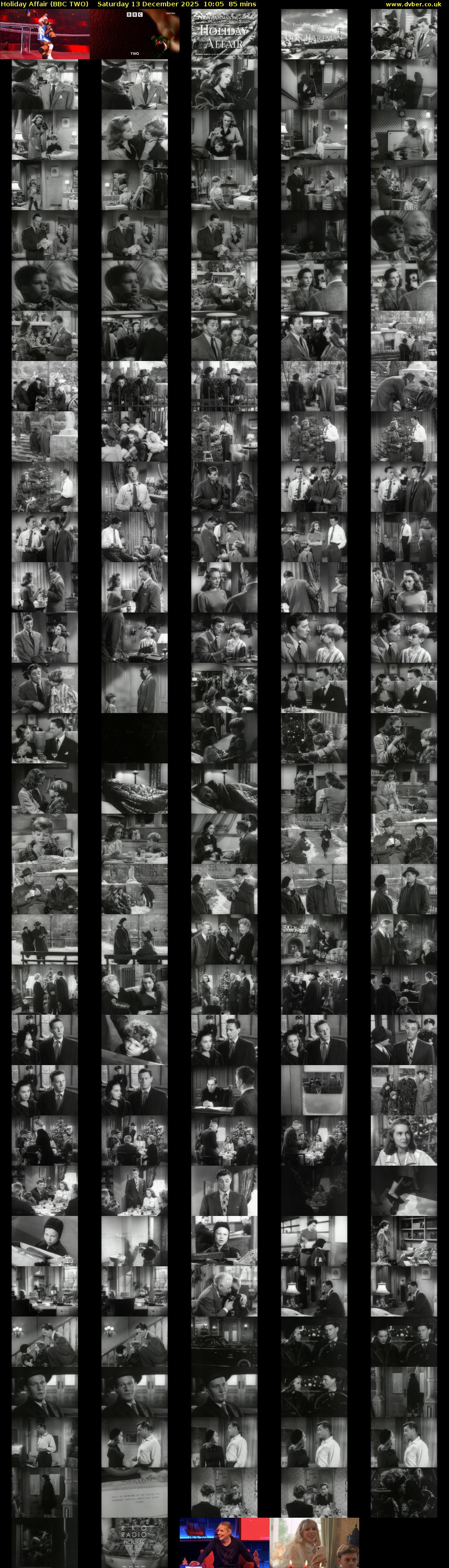 Holiday Affair (BBC TWO) Saturday 13 December 2025 10:05 - 11:30