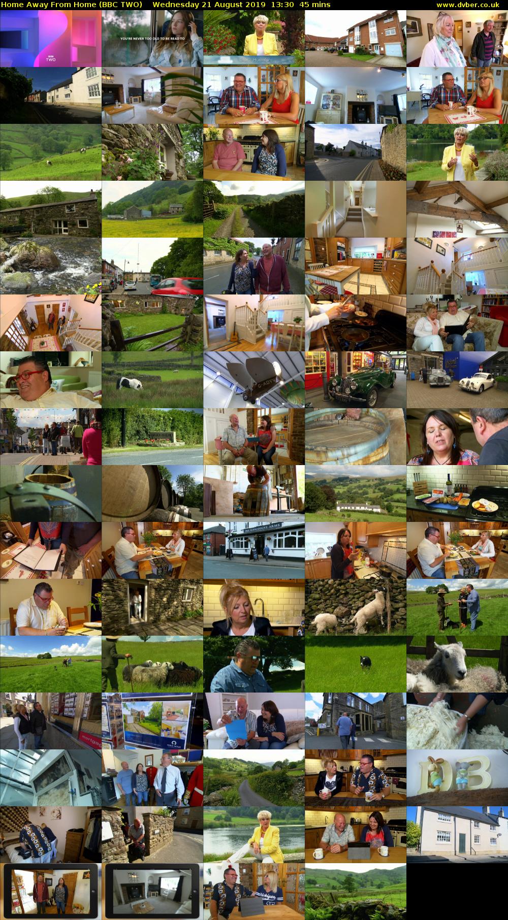 Home Away from Home (BBC TWO) Wednesday 21 August 2019 13:30 - 14:15