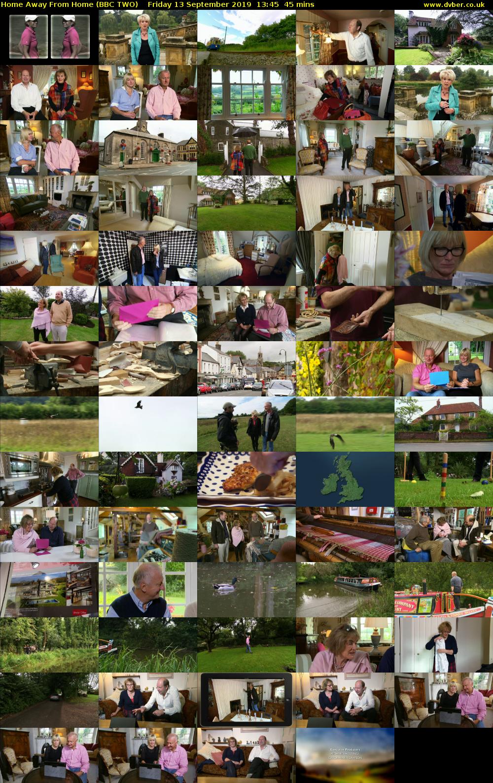 Home Away from Home (BBC TWO) Friday 13 September 2019 13:45 - 14:30