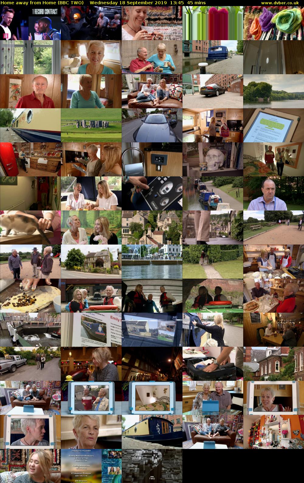 Home Away from Home (BBC TWO) Wednesday 18 September 2019 13:45 - 14:30