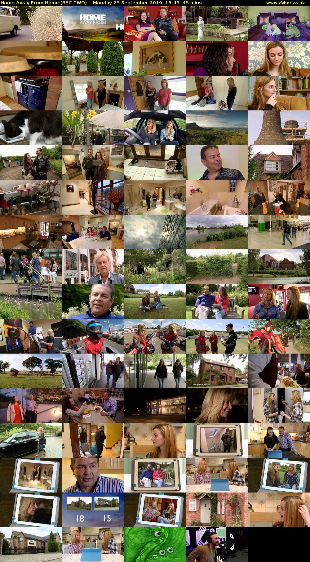 Home Away from Home (BBC TWO) Monday 23 September 2019 13:45 - 14:30