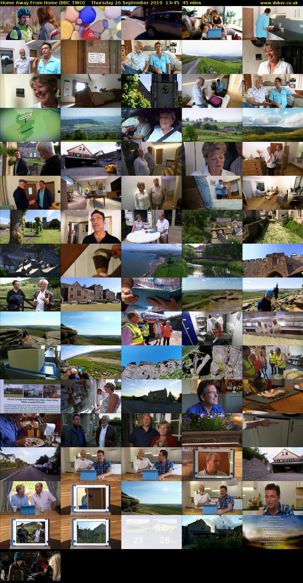 Home Away from Home (BBC TWO) Thursday 26 September 2019 13:45 - 14:30