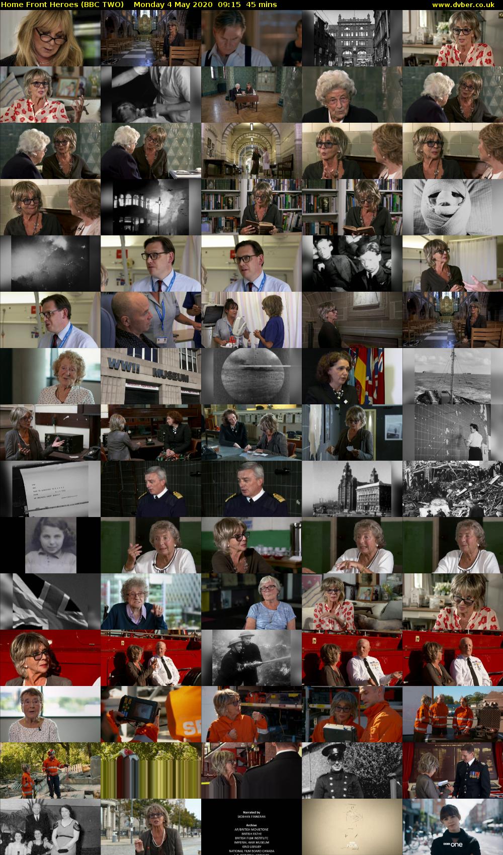 Home Front Heroes (BBC TWO) Monday 4 May 2020 09:15 - 10:00