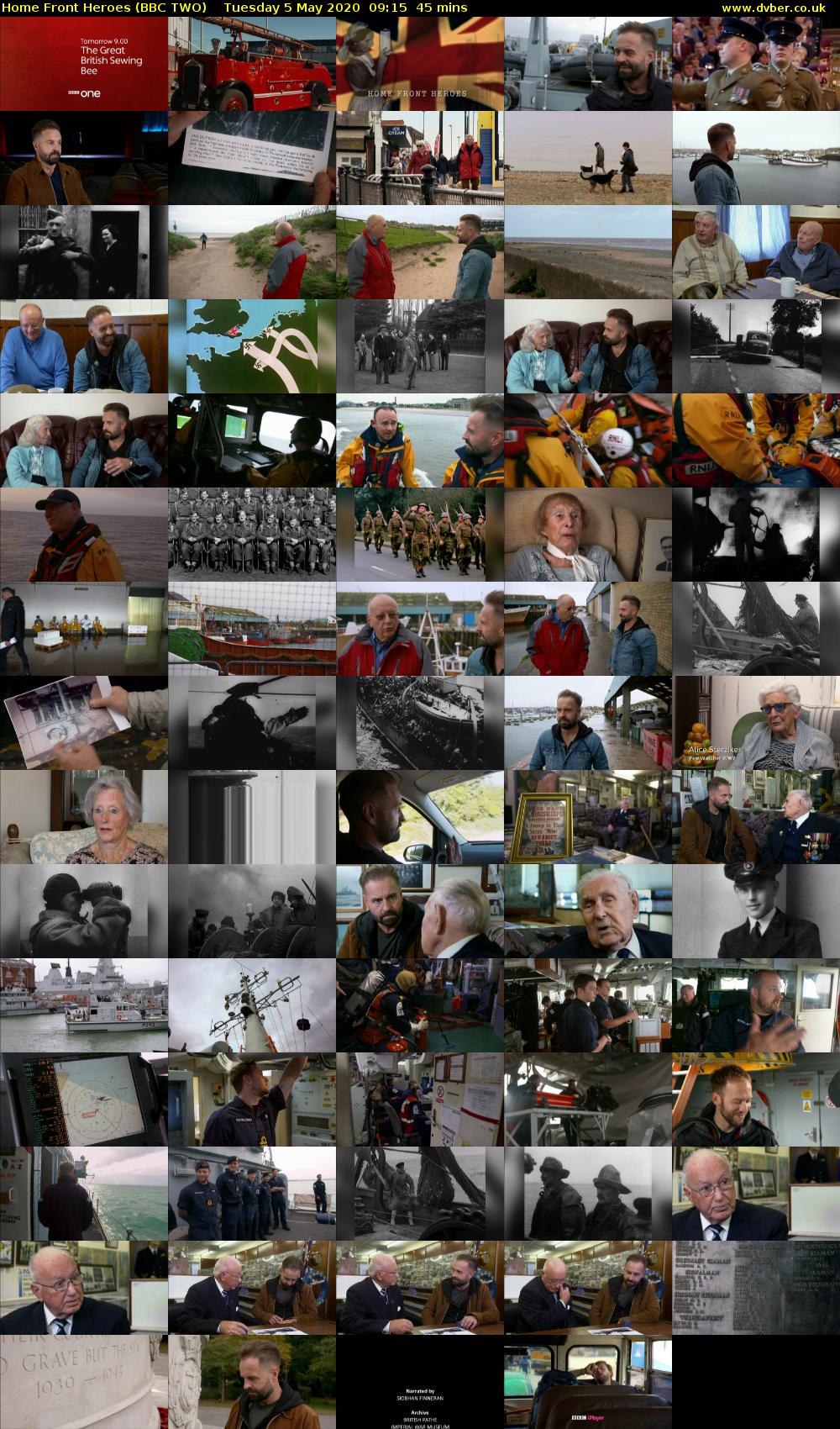 Home Front Heroes (BBC TWO) Tuesday 5 May 2020 09:15 - 10:00