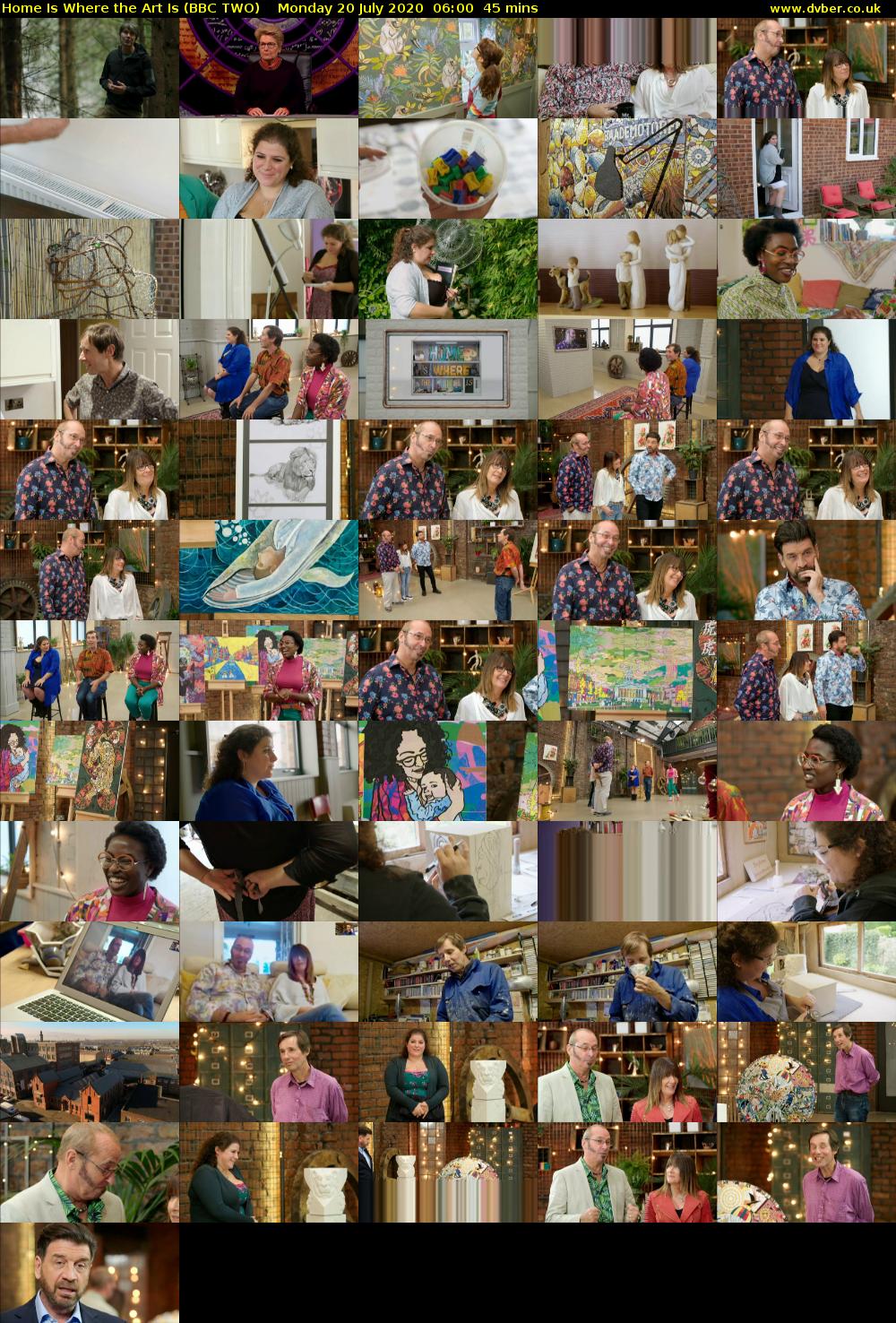 Home Is Where the Art Is (BBC TWO) Monday 20 July 2020 06:00 - 06:45