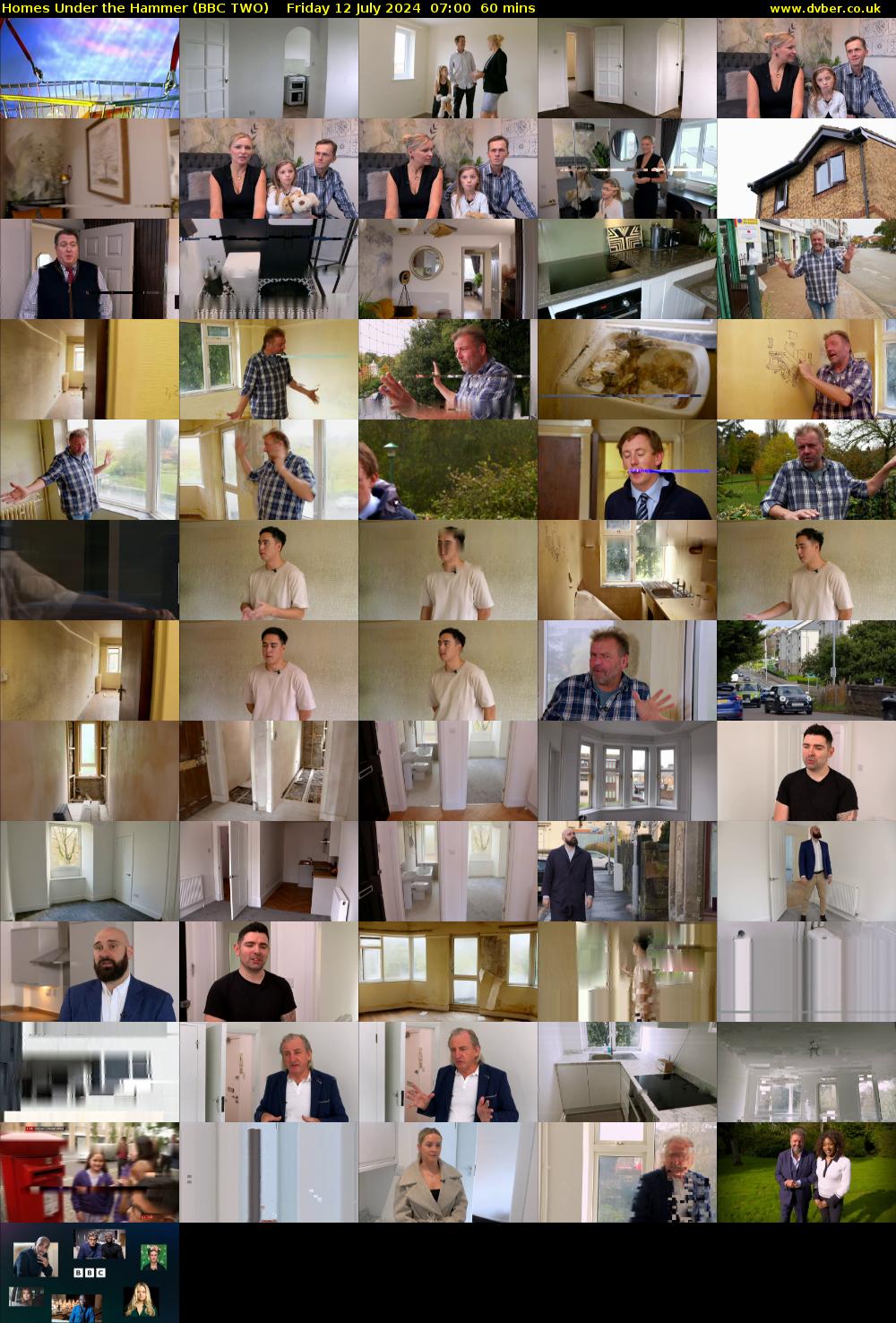 Homes Under the Hammer (BBC TWO) Friday 12 July 2024 07:00 - 08:00