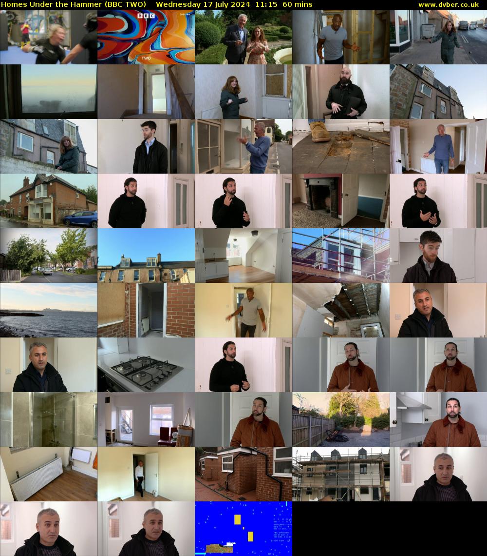 Homes Under the Hammer (BBC TWO) Wednesday 17 July 2024 11:15 - 12:15