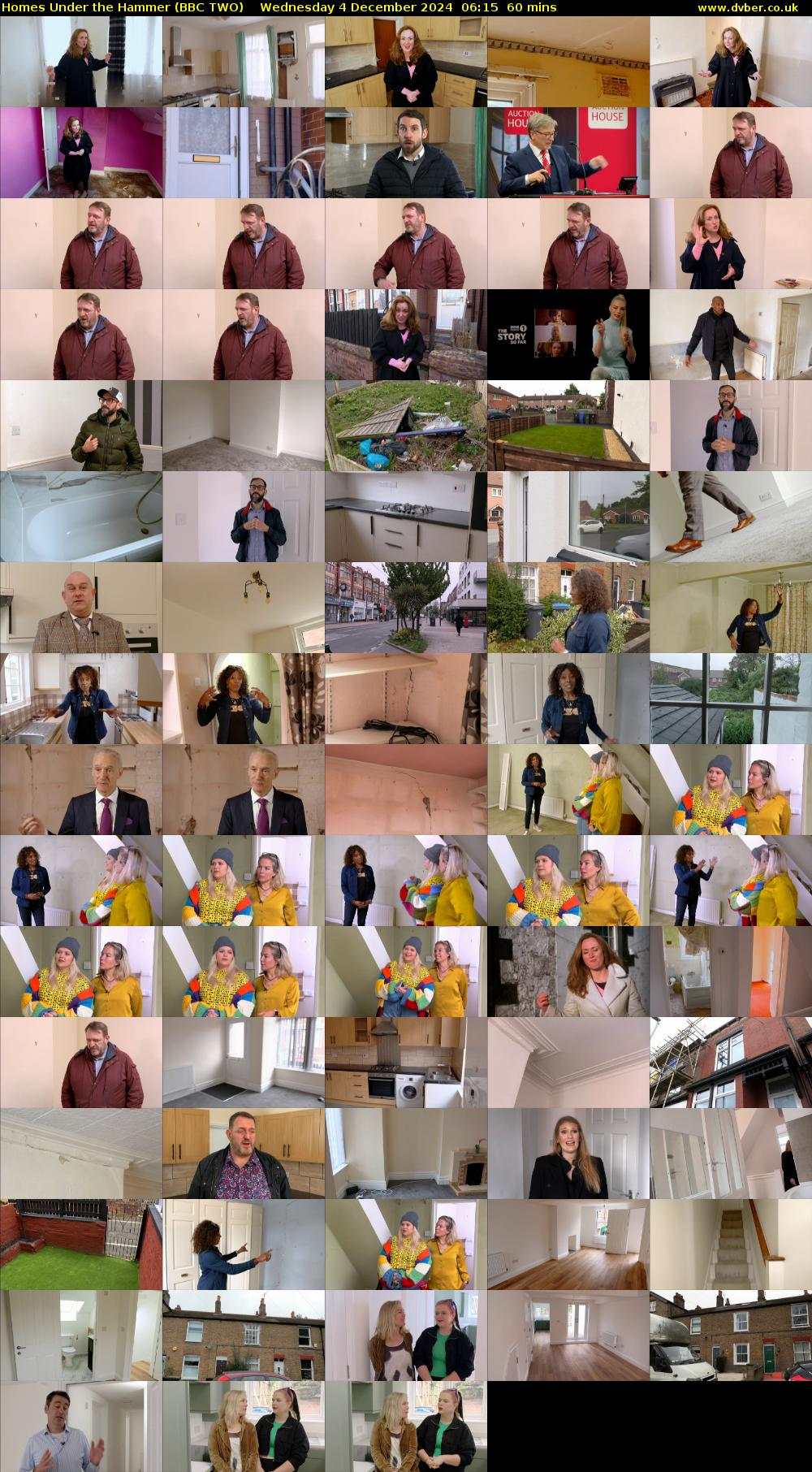 Homes Under the Hammer (BBC TWO) Wednesday 4 December 2024 06:15 - 07:15