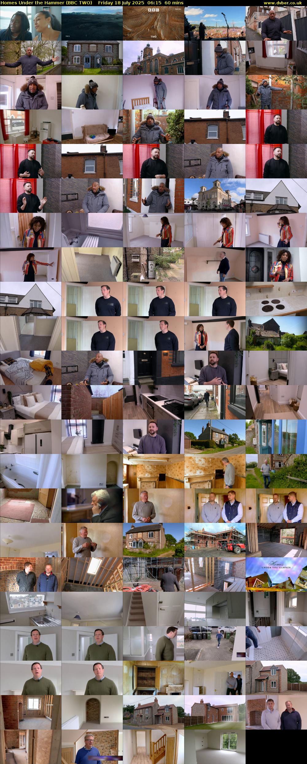 Homes Under the Hammer (BBC TWO) Friday 18 July 2025 06:15 - 07:15