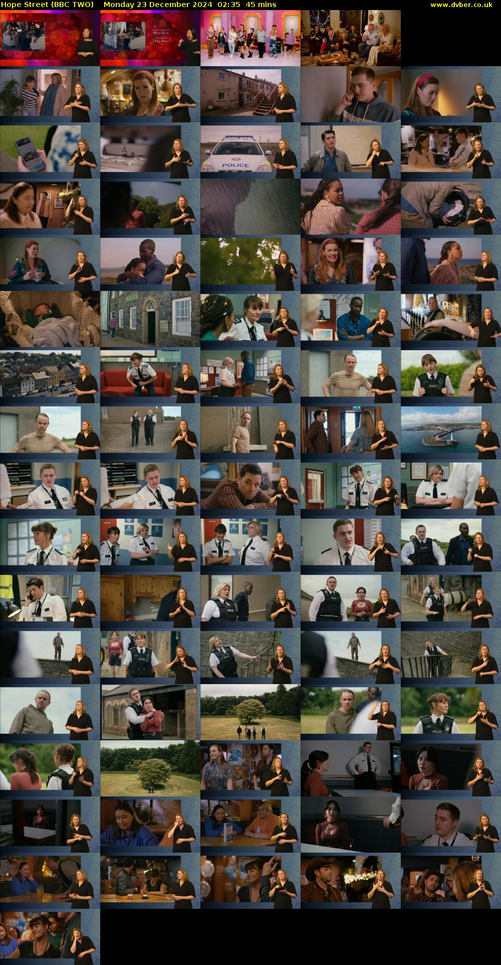 Hope Street (BBC TWO) Monday 23 December 2024 02:35 - 03:20