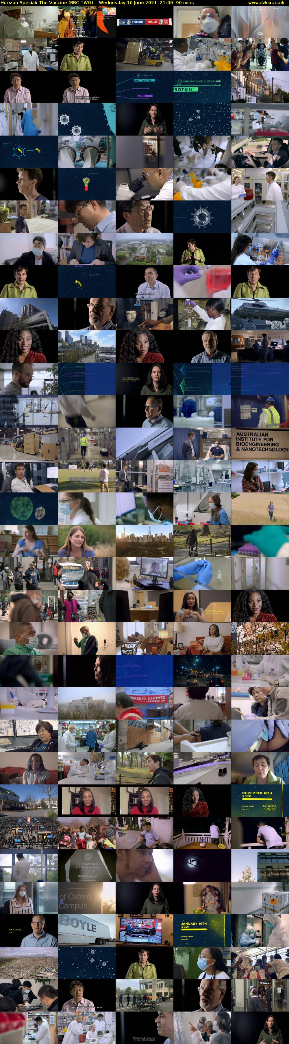 Horizon Special: The Vaccine (BBC TWO) Wednesday 16 June 2021 21:00 - 22:30