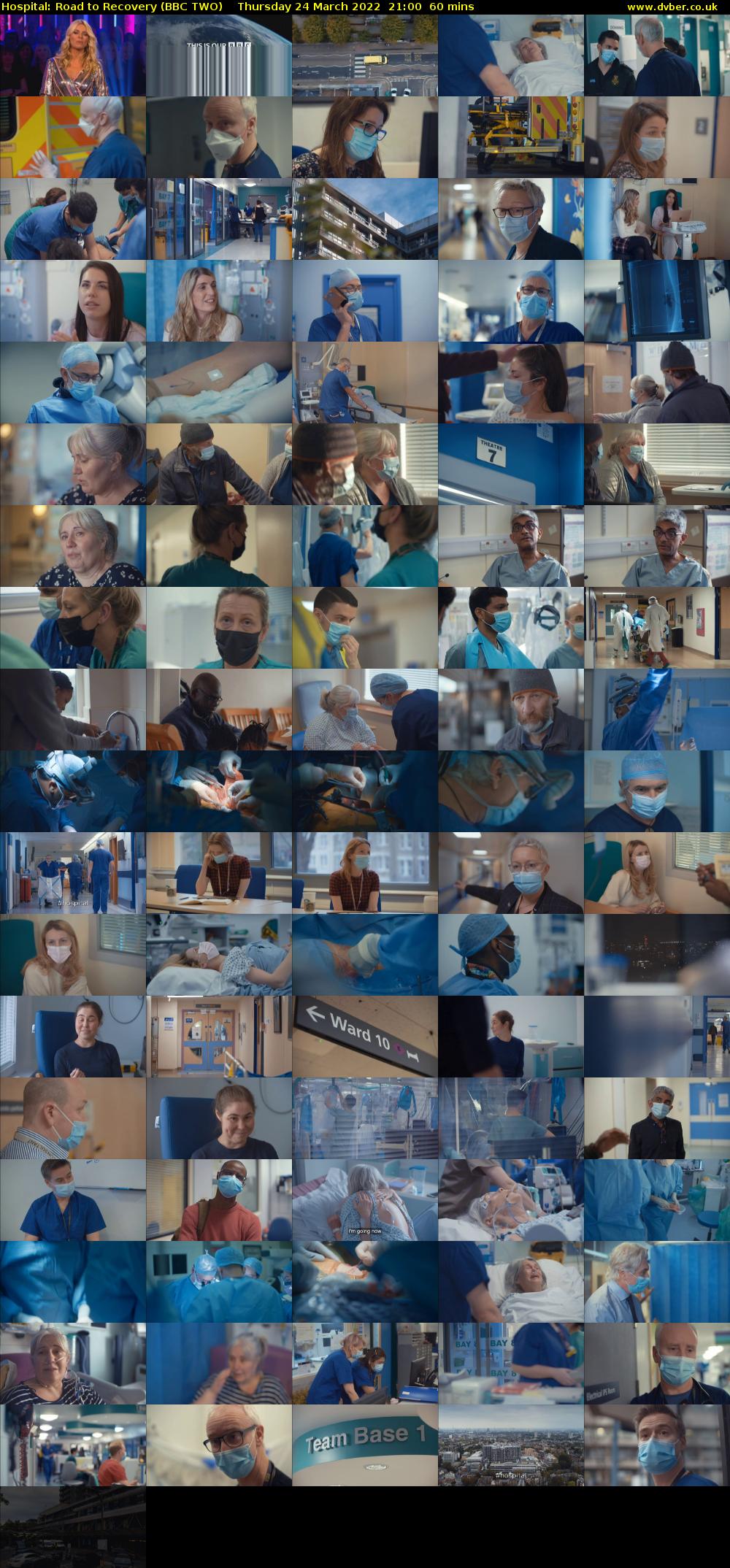 Hospital: Road to Recovery (BBC TWO) Thursday 24 March 2022 21:00 - 22:00
