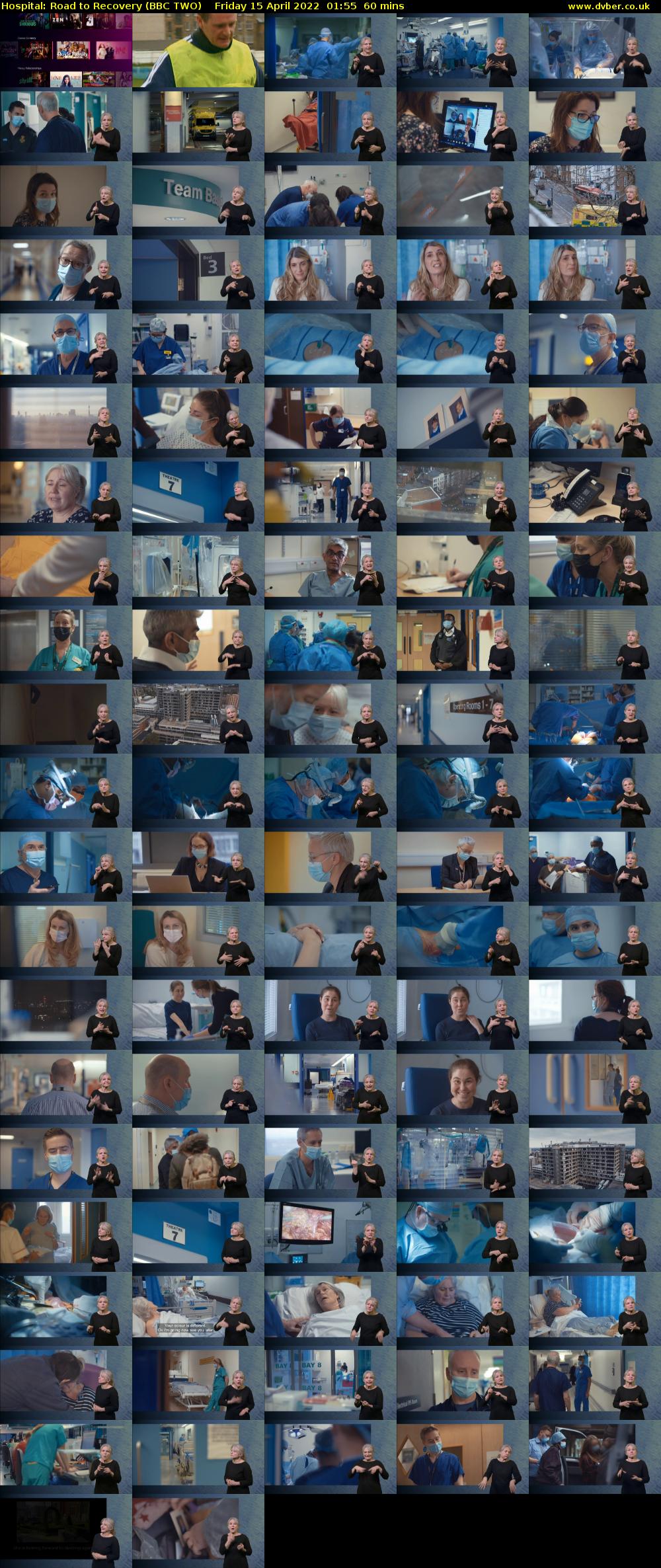 Hospital: Road to Recovery (BBC TWO) Friday 15 April 2022 01:55 - 02:55