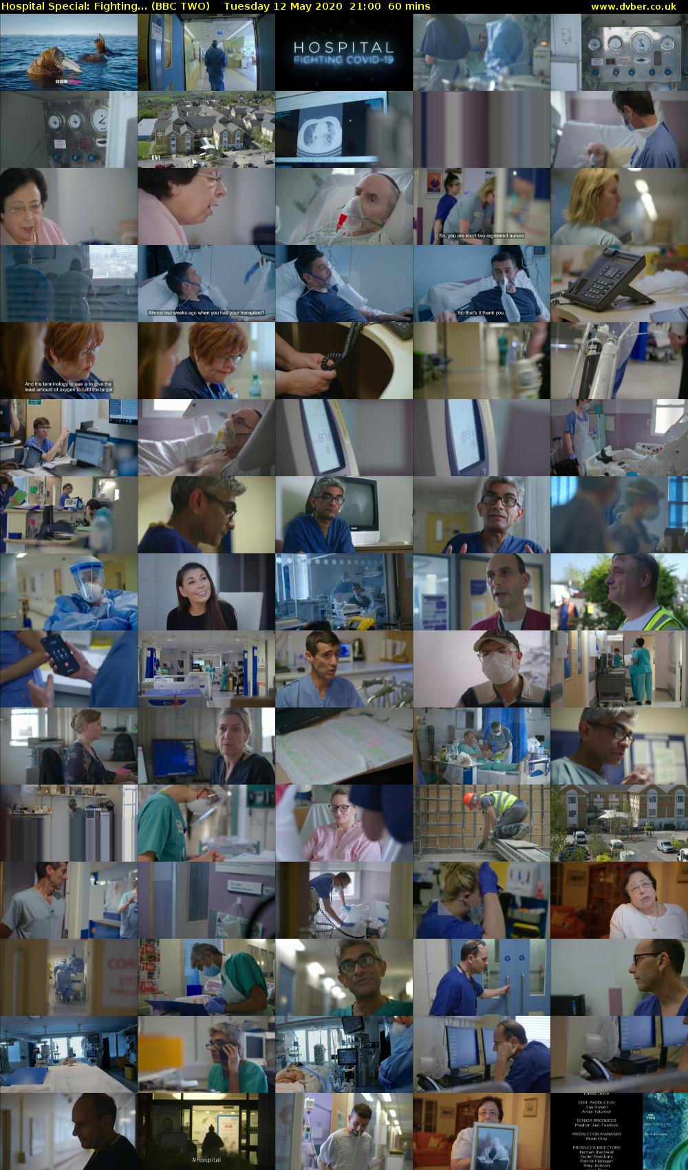 Hospital Special: Fighting... (BBC TWO) Tuesday 12 May 2020 21:00 - 22:00
