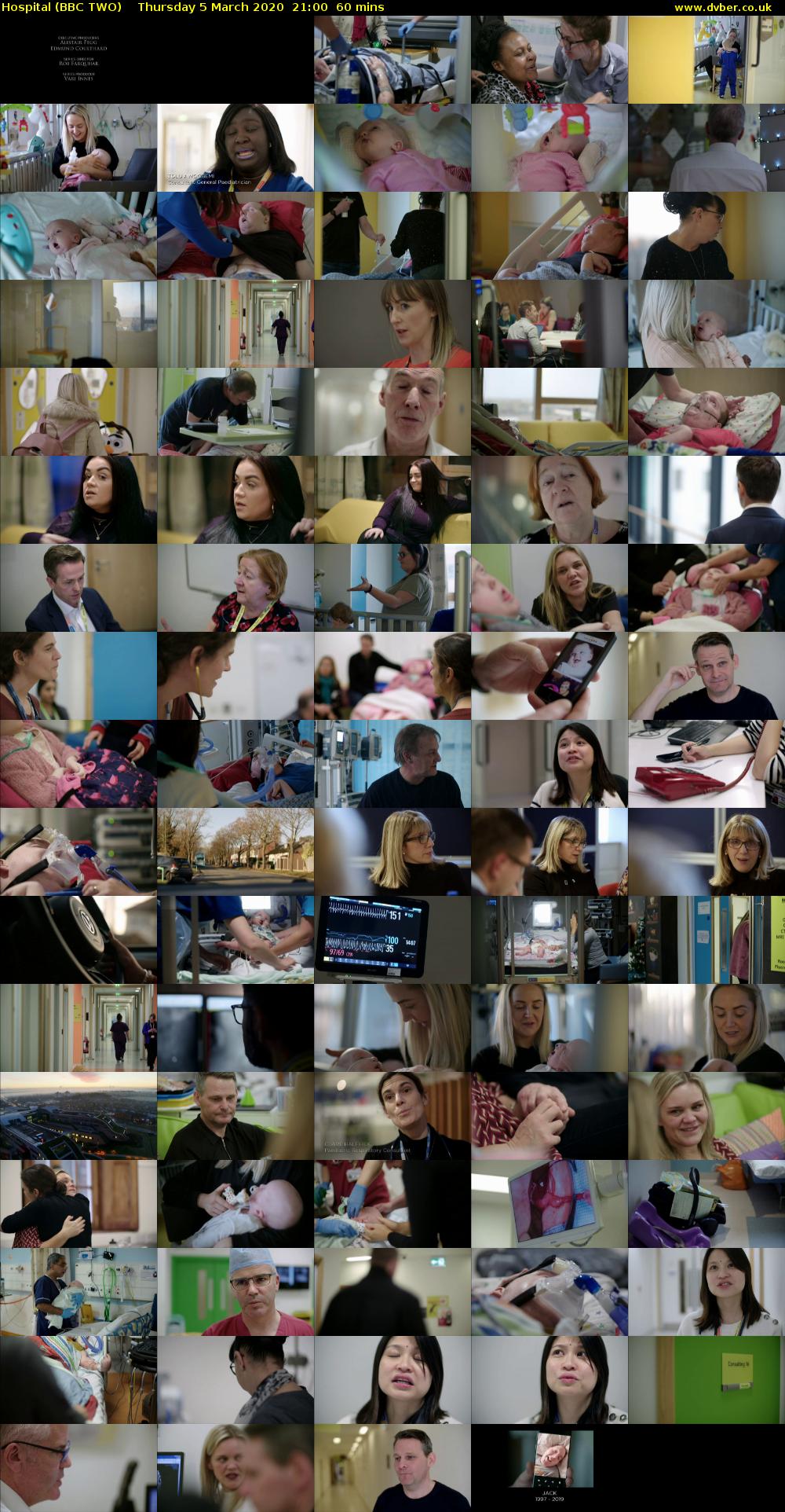 Hospital (BBC TWO) Thursday 5 March 2020 21:00 - 22:00