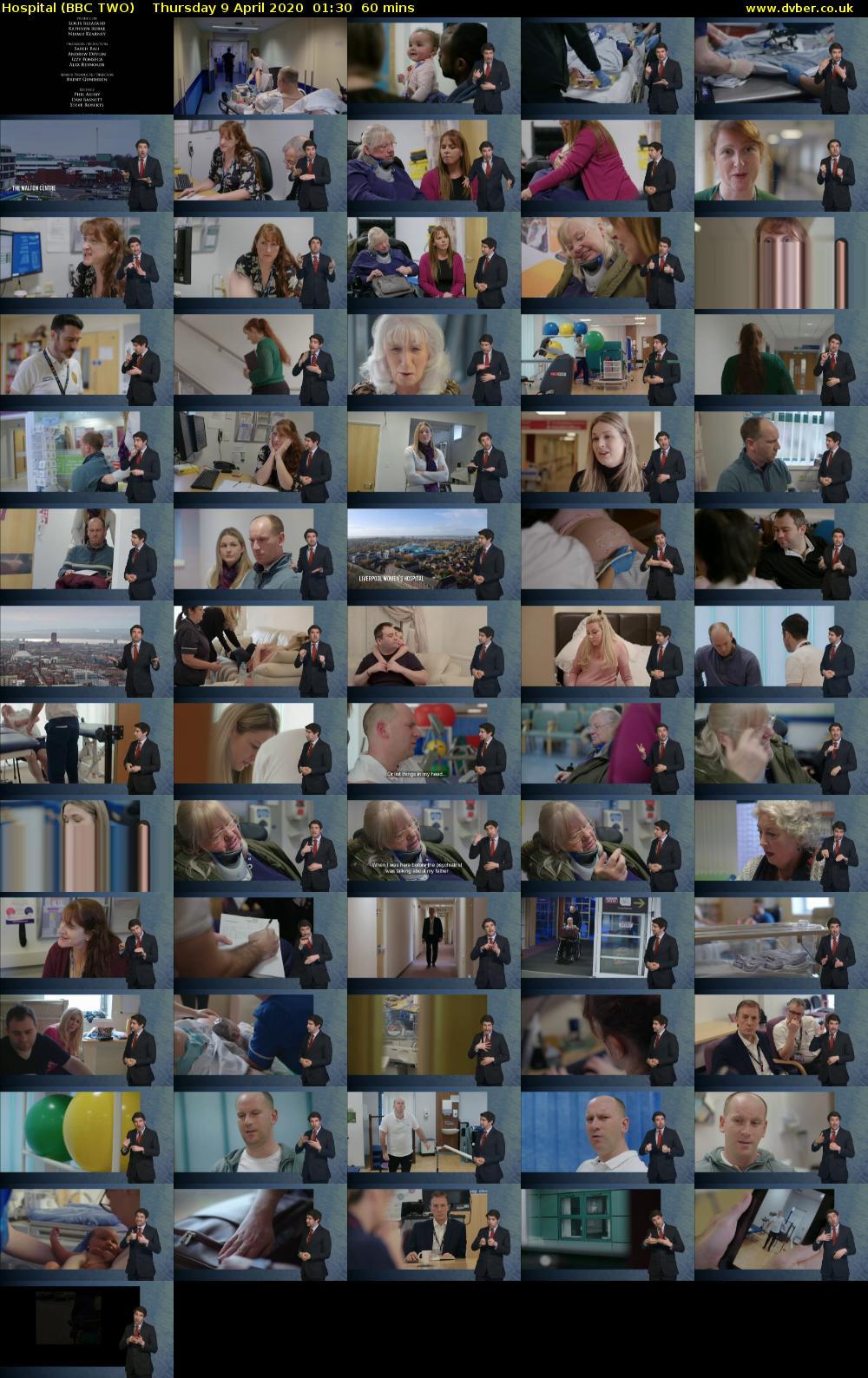 Hospital (BBC TWO) Thursday 9 April 2020 01:30 - 02:30