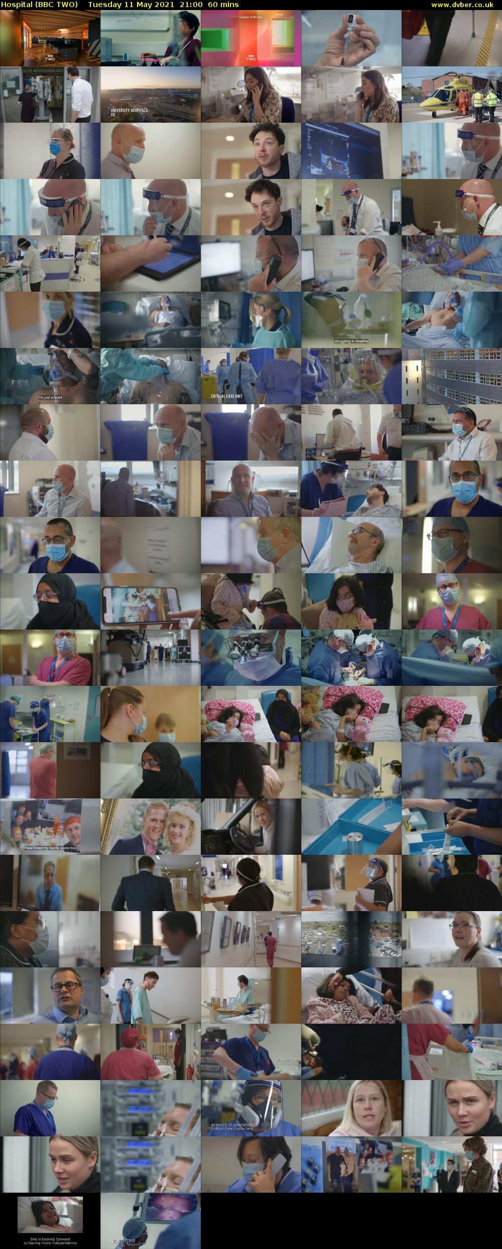 Hospital (BBC TWO) Tuesday 11 May 2021 21:00 - 22:00