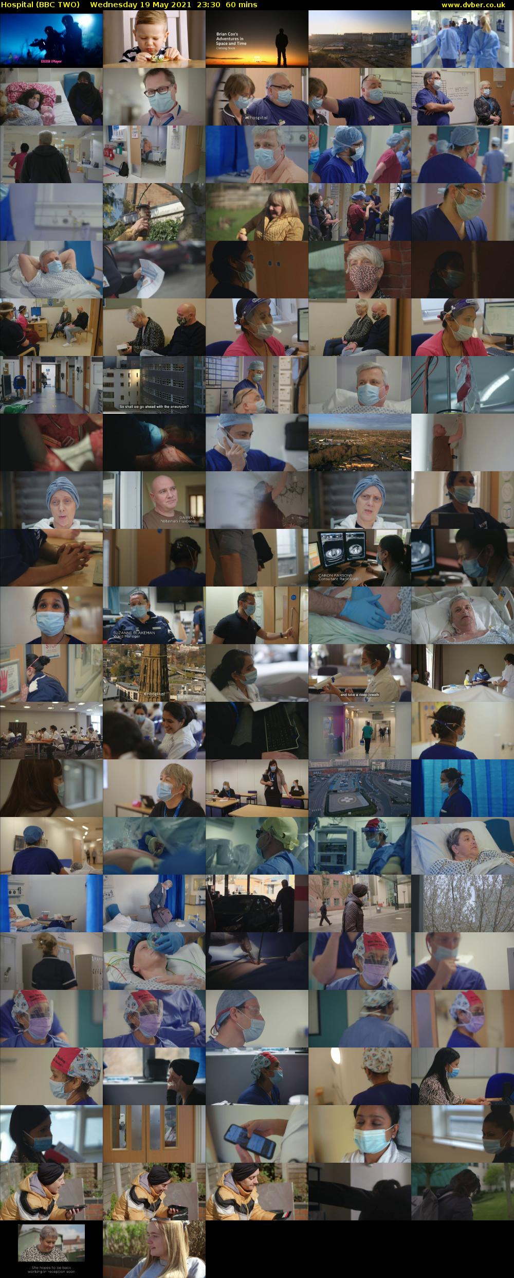 Hospital (BBC TWO) Wednesday 19 May 2021 23:30 - 00:30