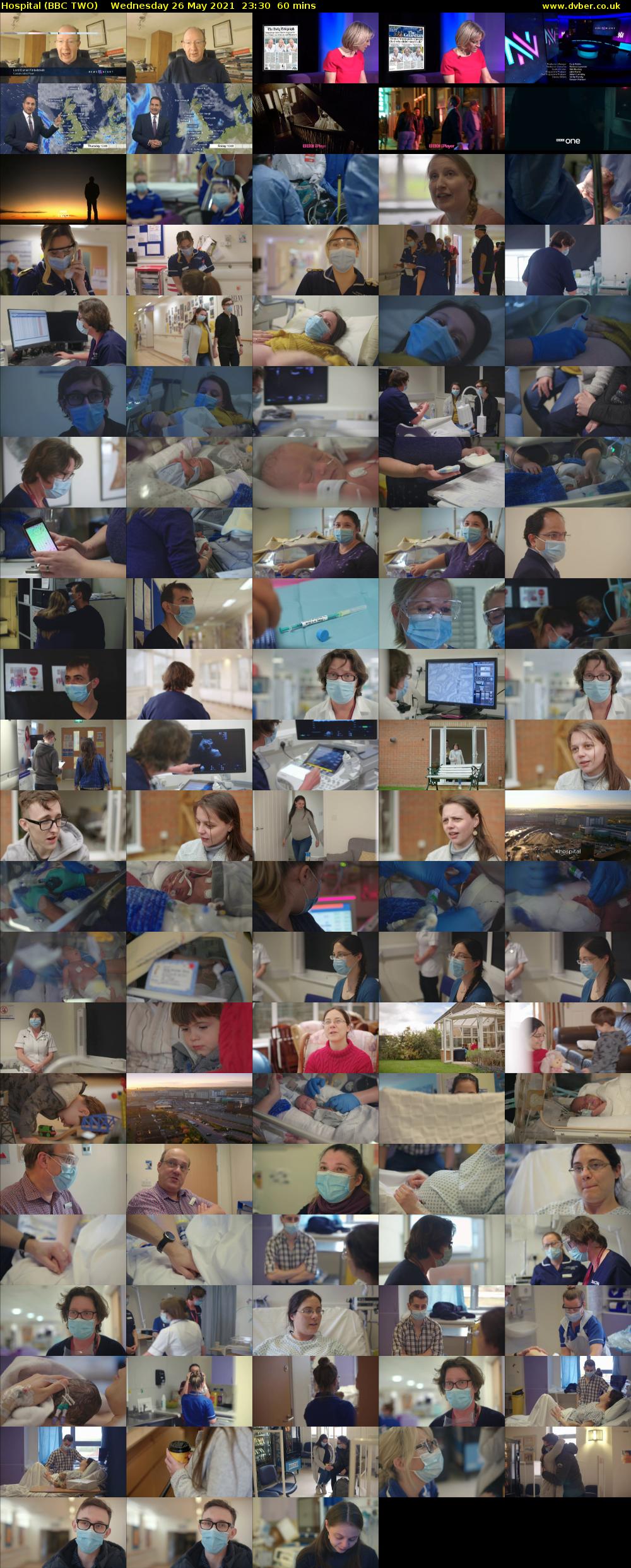 Hospital (BBC TWO) Wednesday 26 May 2021 23:30 - 00:30