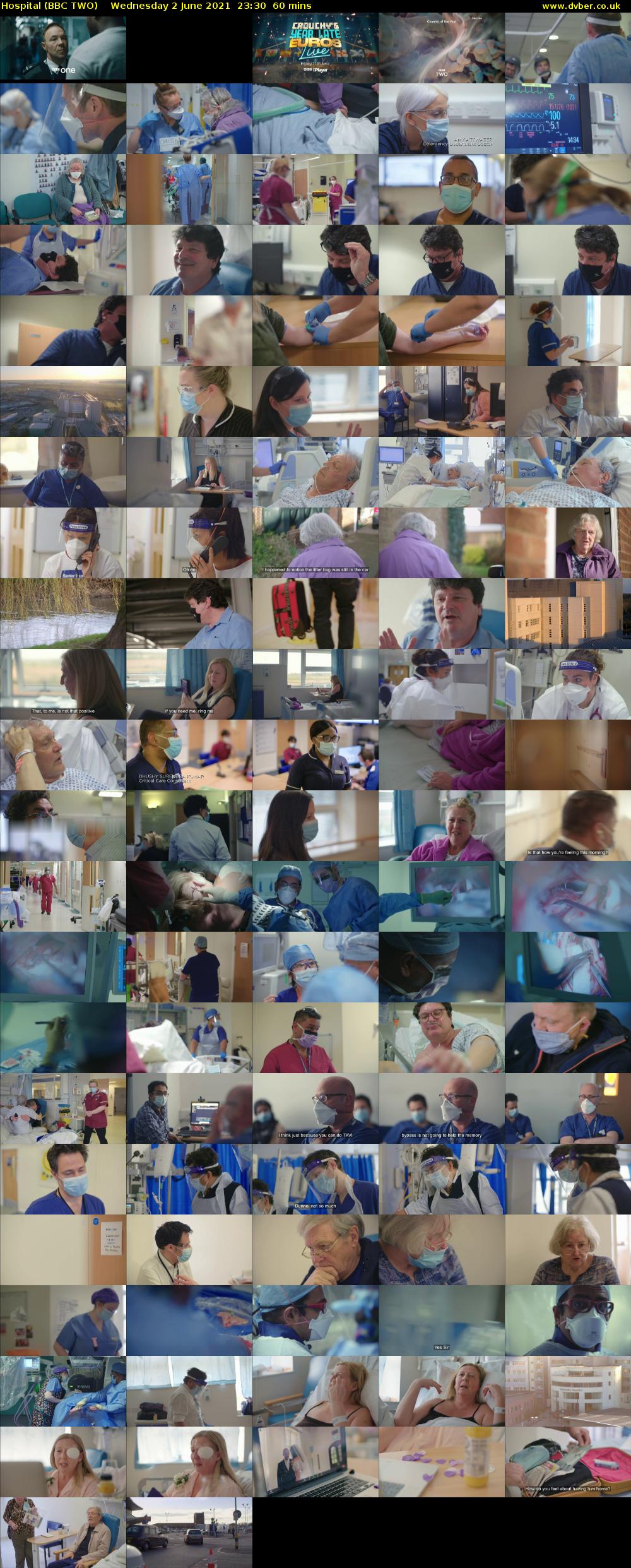 Hospital (BBC TWO) Wednesday 2 June 2021 23:30 - 00:30