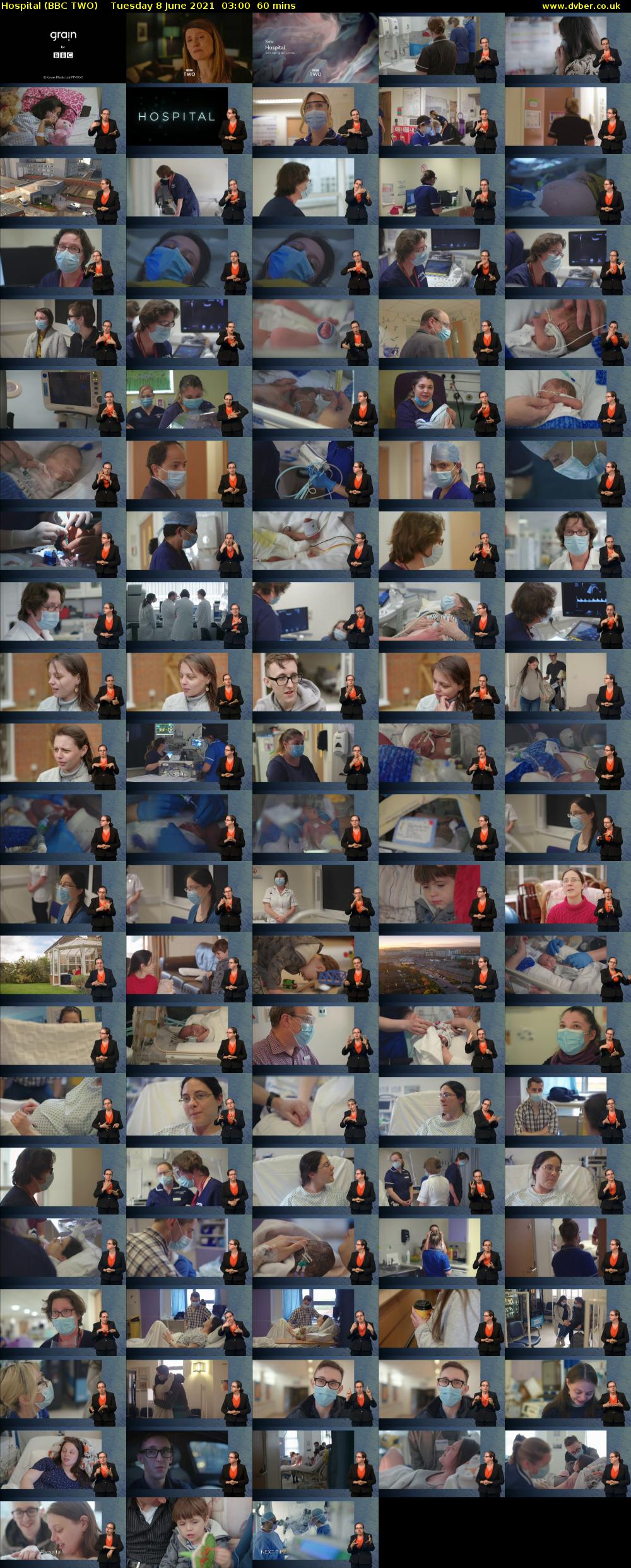 Hospital (BBC TWO) Tuesday 8 June 2021 03:00 - 04:00