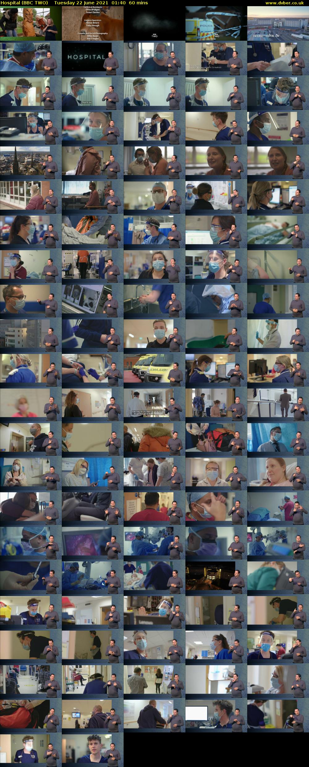 Hospital (BBC TWO) Tuesday 22 June 2021 01:40 - 02:40