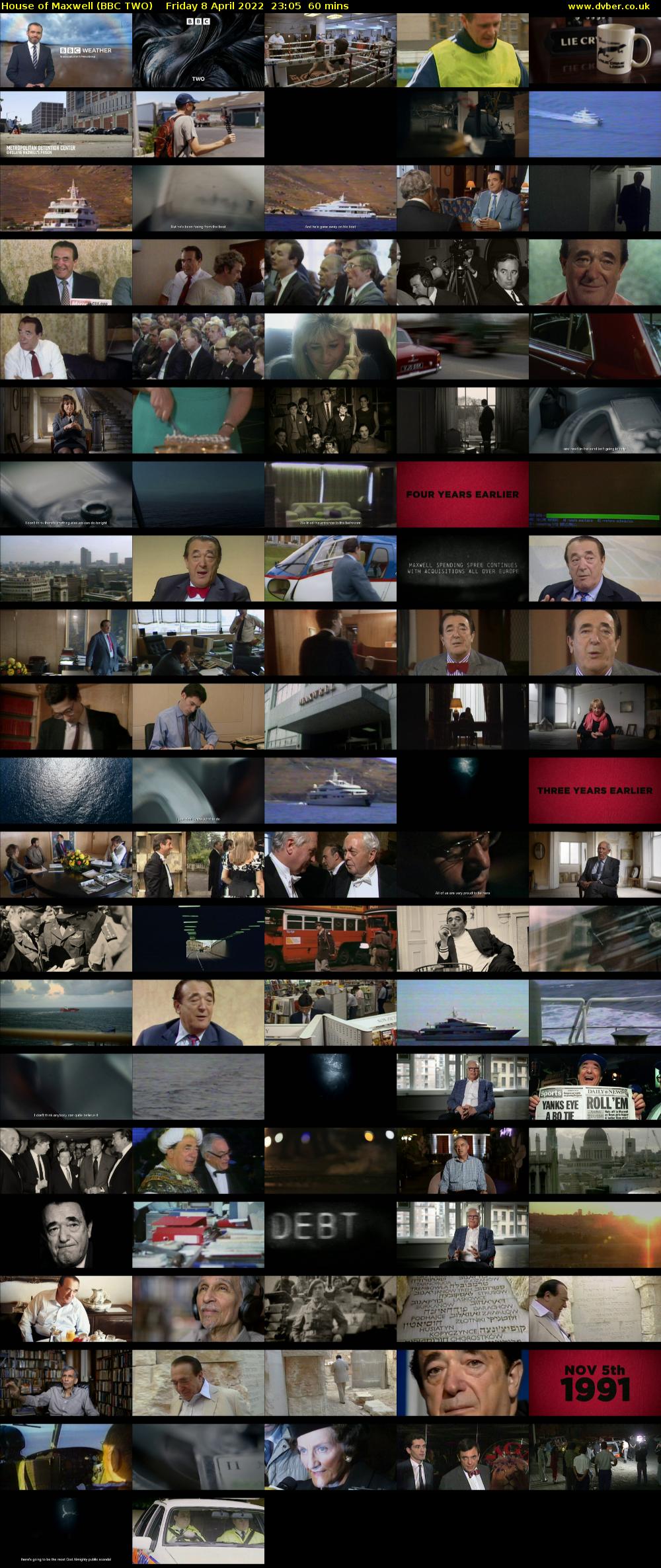 House of Maxwell (BBC TWO) Friday 8 April 2022 23:05 - 00:05