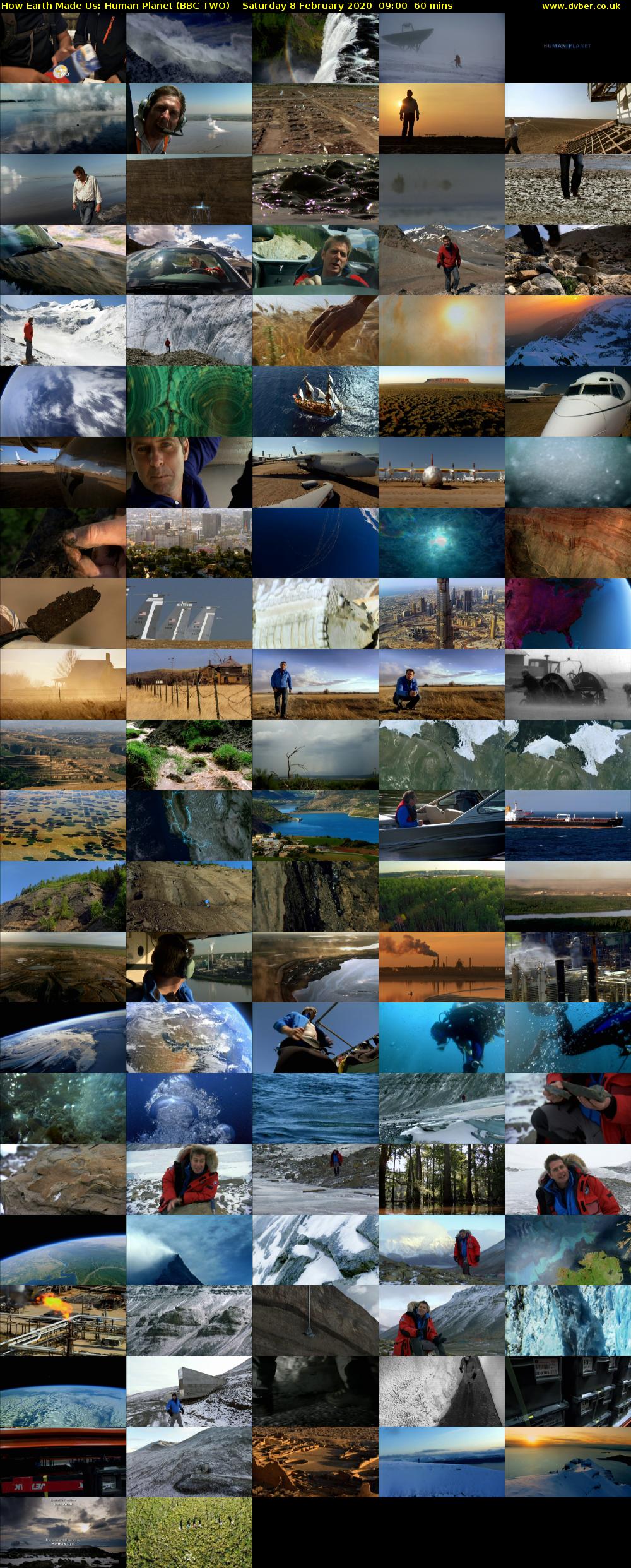 How Earth Made Us: Human Planet (BBC TWO) Saturday 8 February 2020 09:00 - 10:00