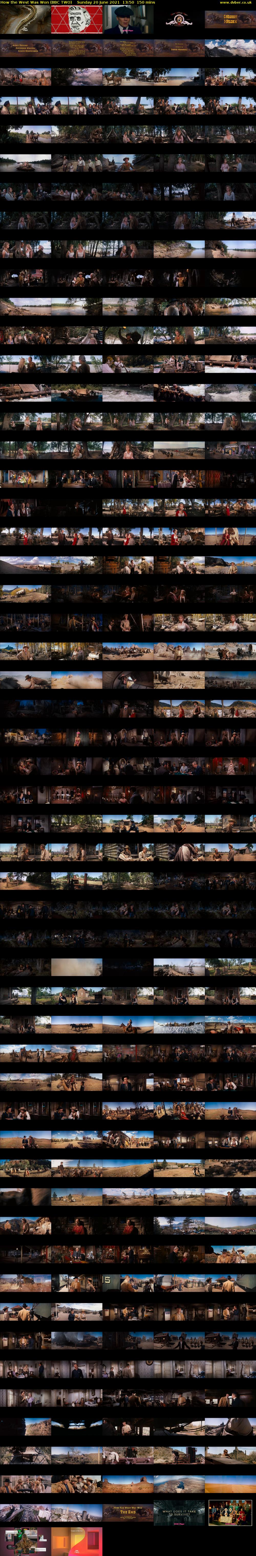 How the West Was Won (BBC TWO) Sunday 20 June 2021 13:50 - 16:20