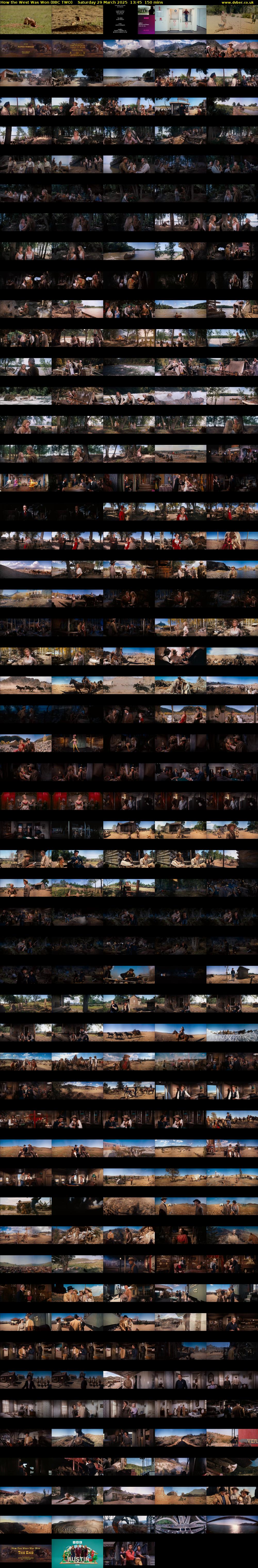 How the West Was Won (BBC TWO) Saturday 29 March 2025 13:45 - 16:15