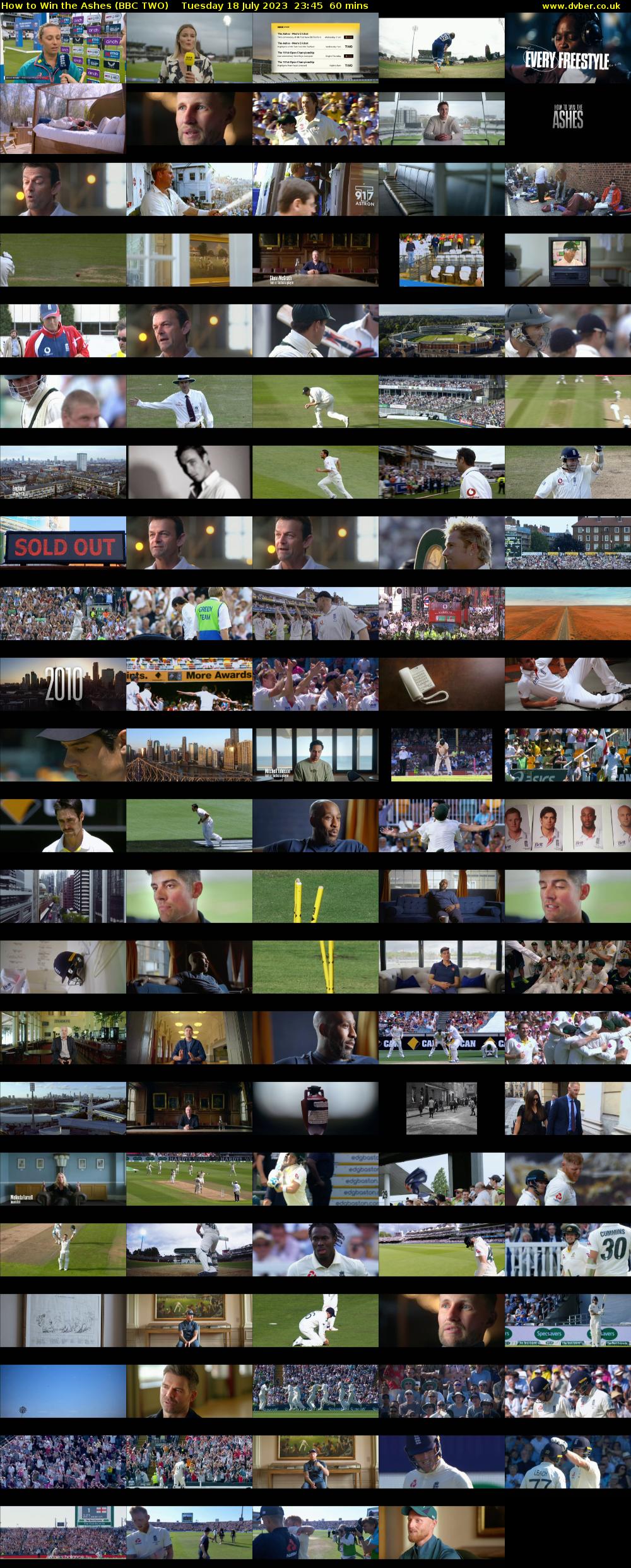 How to Win the Ashes (BBC TWO) Tuesday 18 July 2023 23:45 - 00:45