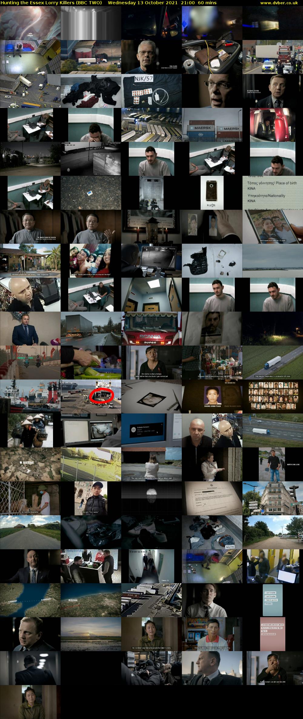 Hunting the Essex Lorry Killers (BBC TWO) Wednesday 13 October 2021 21:00 - 22:00