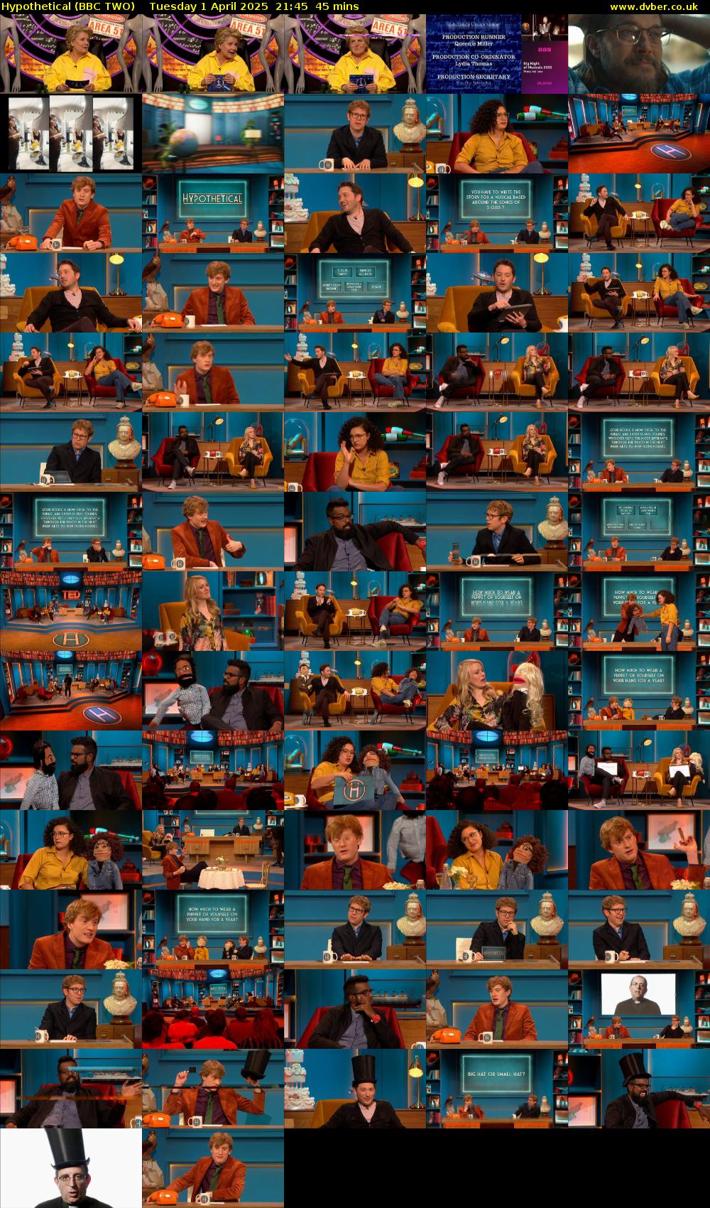 Hypothetical (BBC TWO) Tuesday 1 April 2025 21:45 - 22:30