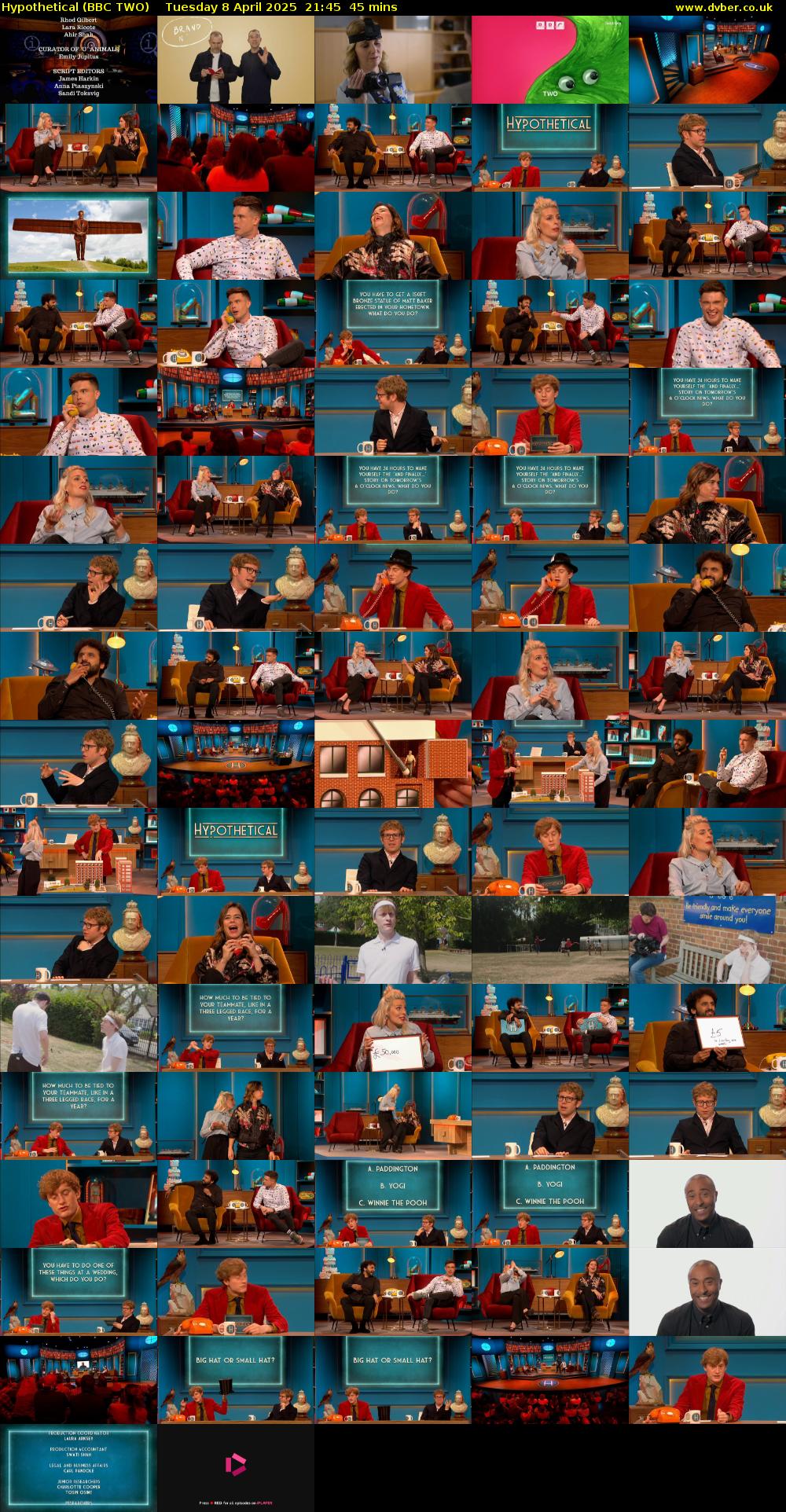 Hypothetical (BBC TWO) Tuesday 8 April 2025 21:45 - 22:30