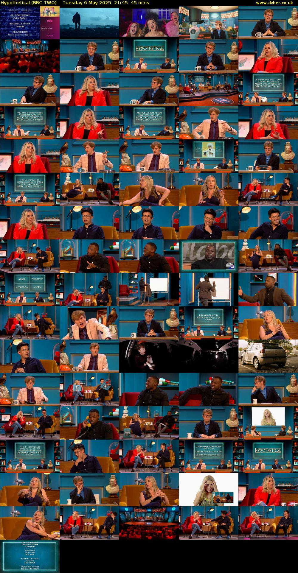 Hypothetical (BBC TWO) Tuesday 6 May 2025 21:45 - 22:30