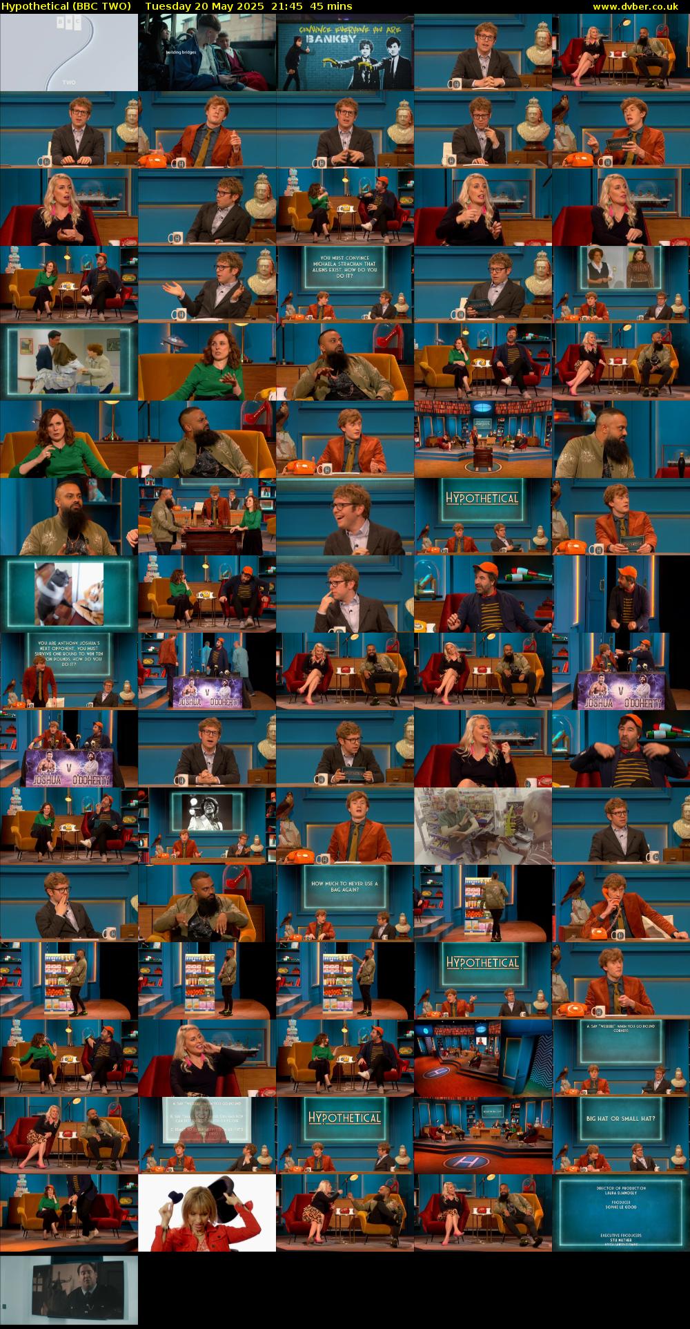 Hypothetical (BBC TWO) Tuesday 20 May 2025 21:45 - 22:30