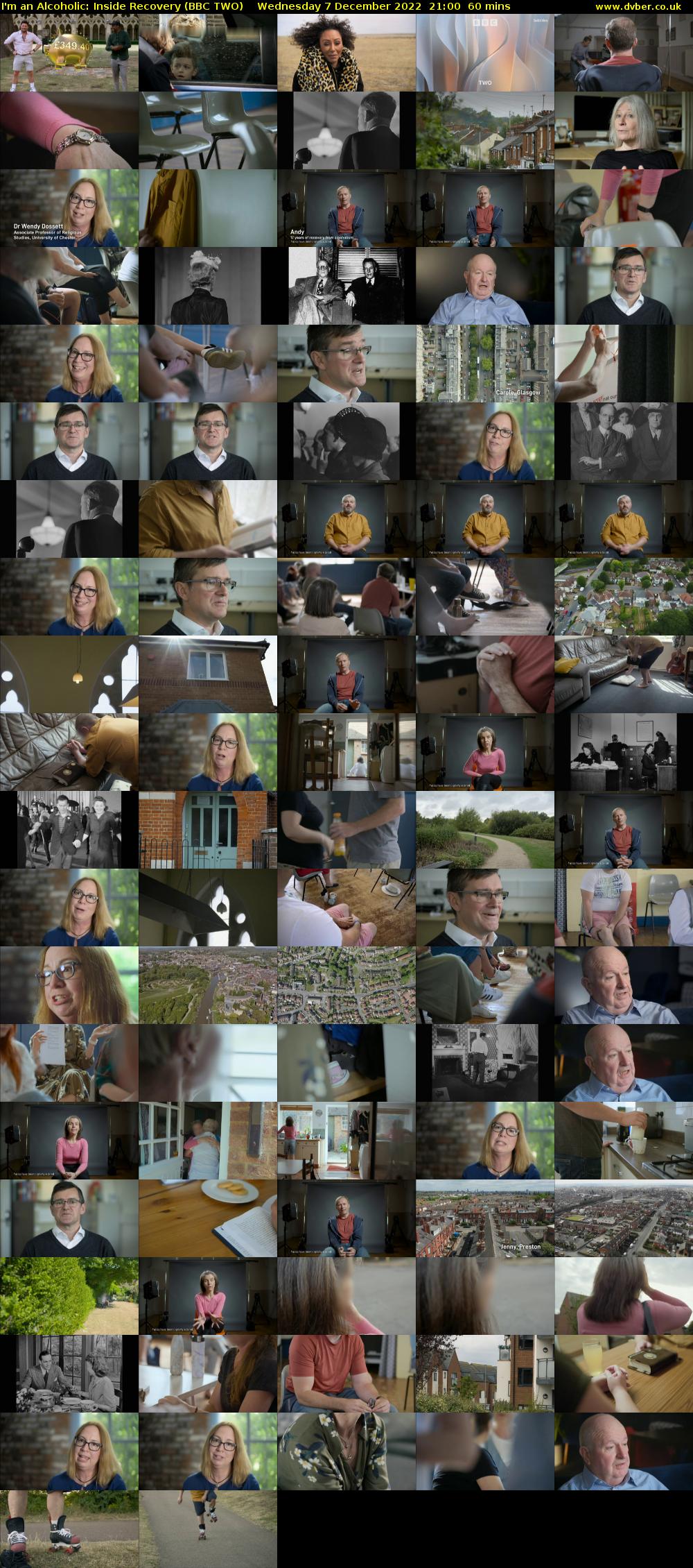 I'm an Alcoholic: Inside Recovery (BBC TWO) Wednesday 7 December 2022 21:00 - 22:00