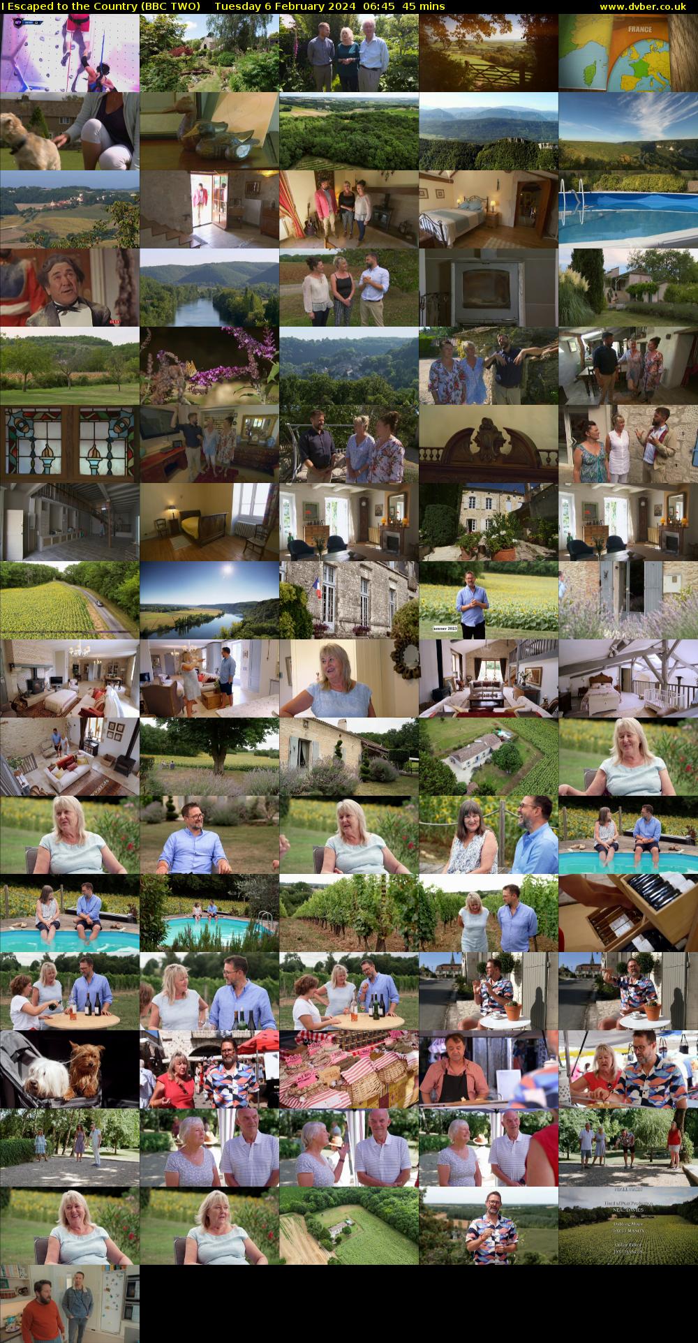 I Escaped to the Country (BBC TWO) Tuesday 6 February 2024 06:45 - 07:30