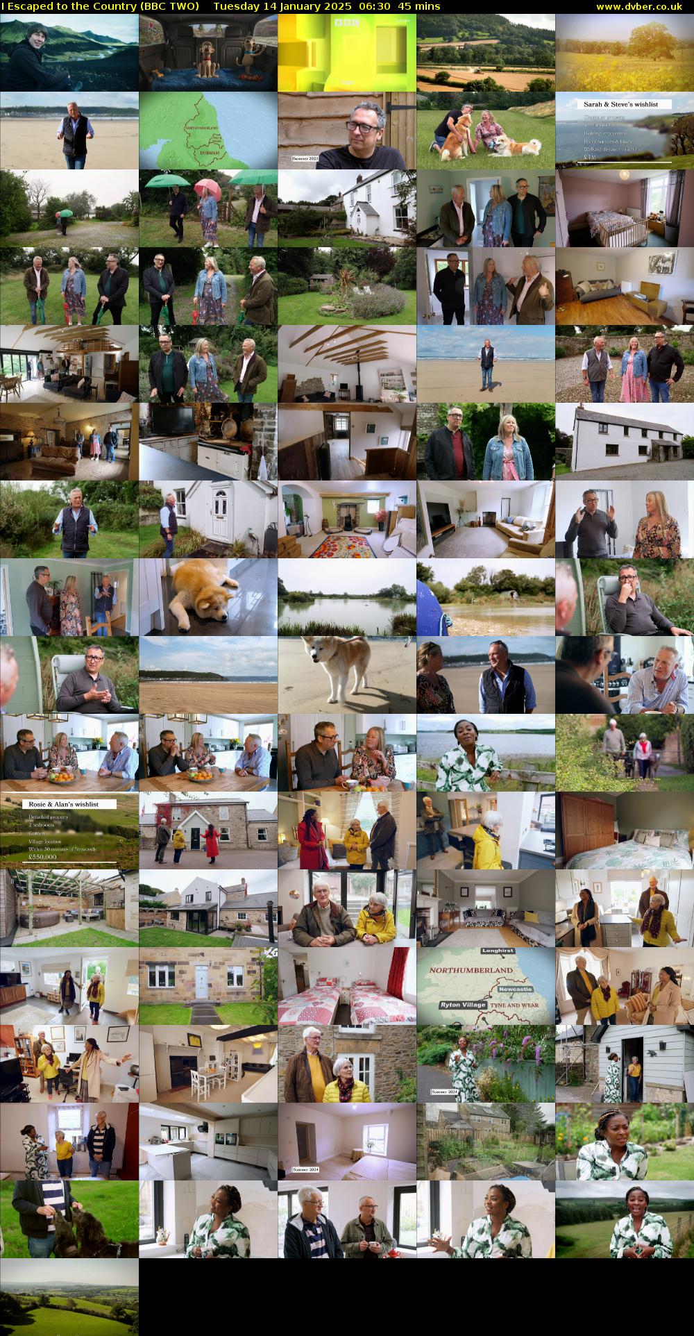 I Escaped to the Country (BBC TWO) Tuesday 14 January 2025 06:30 - 07:15