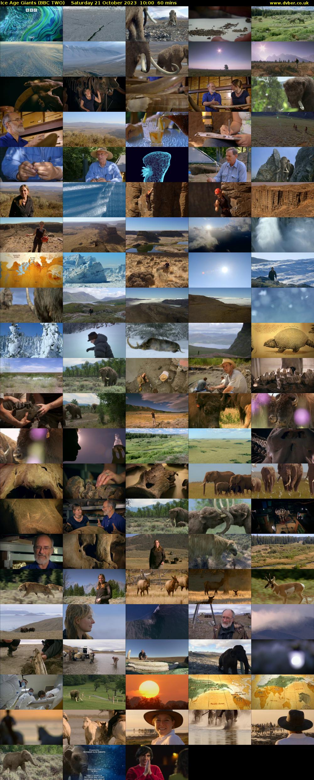 Ice Age Giants (BBC TWO) Saturday 21 October 2023 10:00 - 11:00