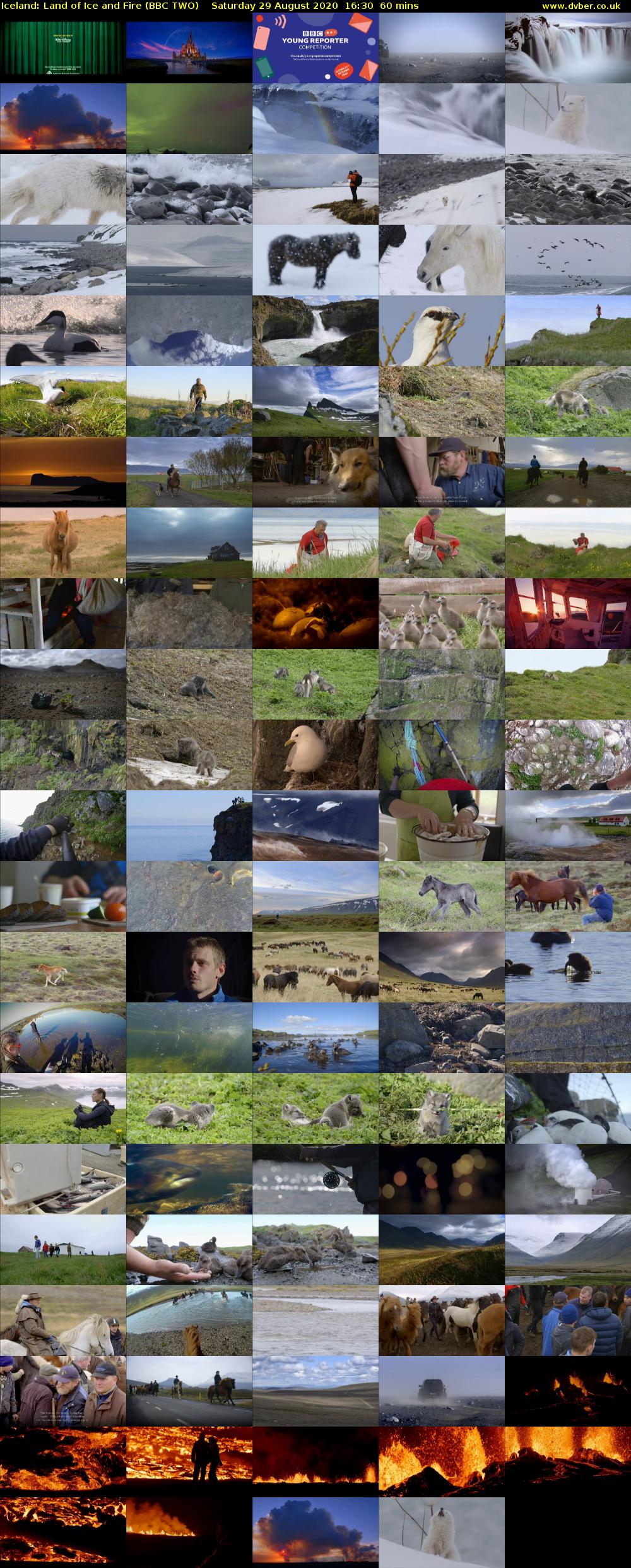 Iceland: Land of Ice and Fire (BBC TWO) Saturday 29 August 2020 16:30 - 17:30