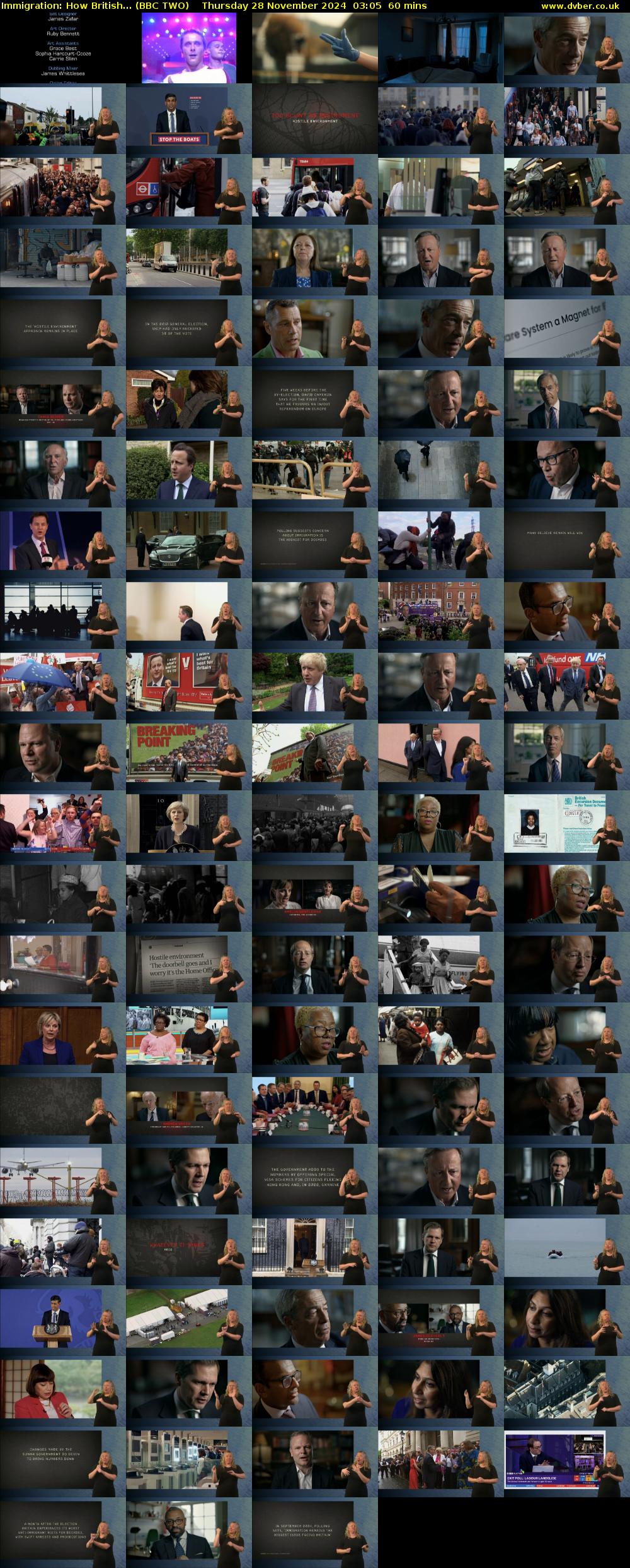 Immigration: How British... (BBC TWO) Thursday 28 November 2024 03:05 - 04:05