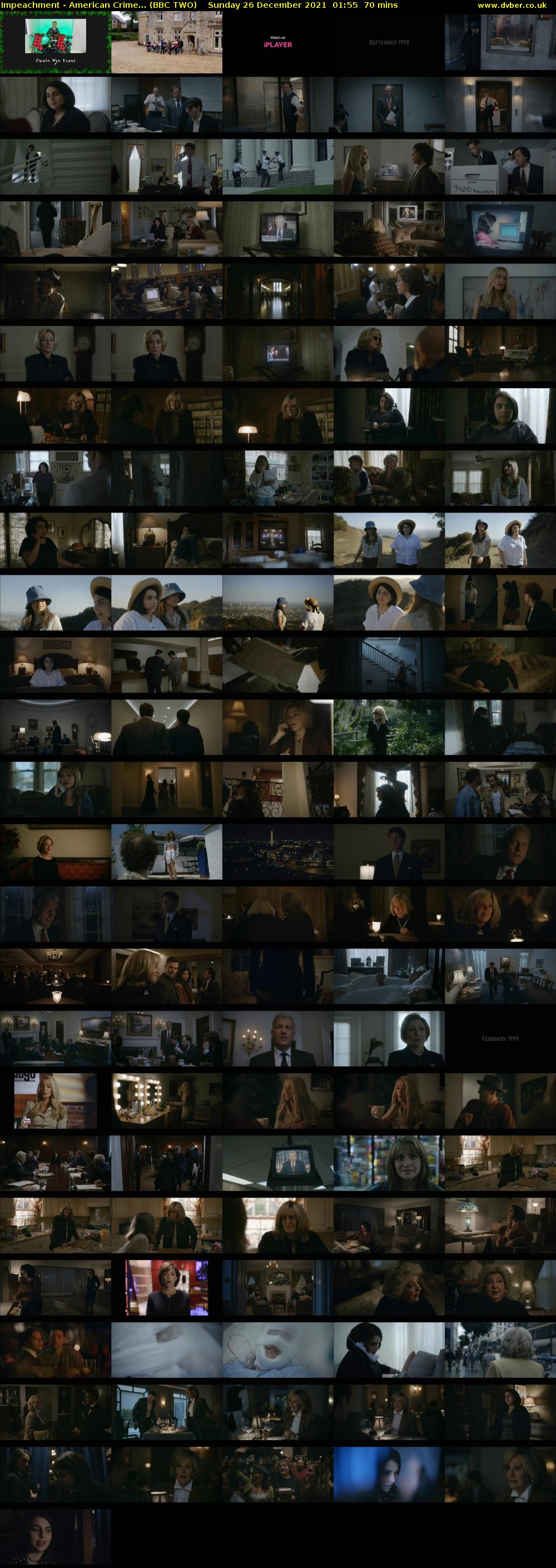 Impeachment - American Crime... (BBC TWO) Sunday 26 December 2021 01:55 - 03:05
